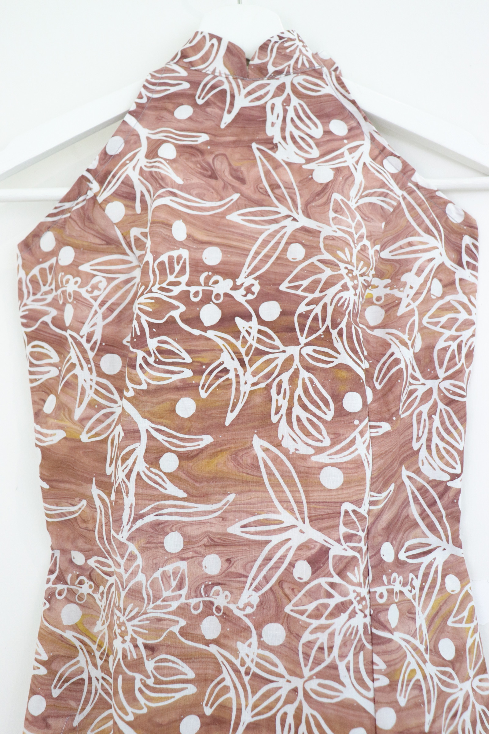 Halter Batik Dress - Petal Yan [ HandMade ] 