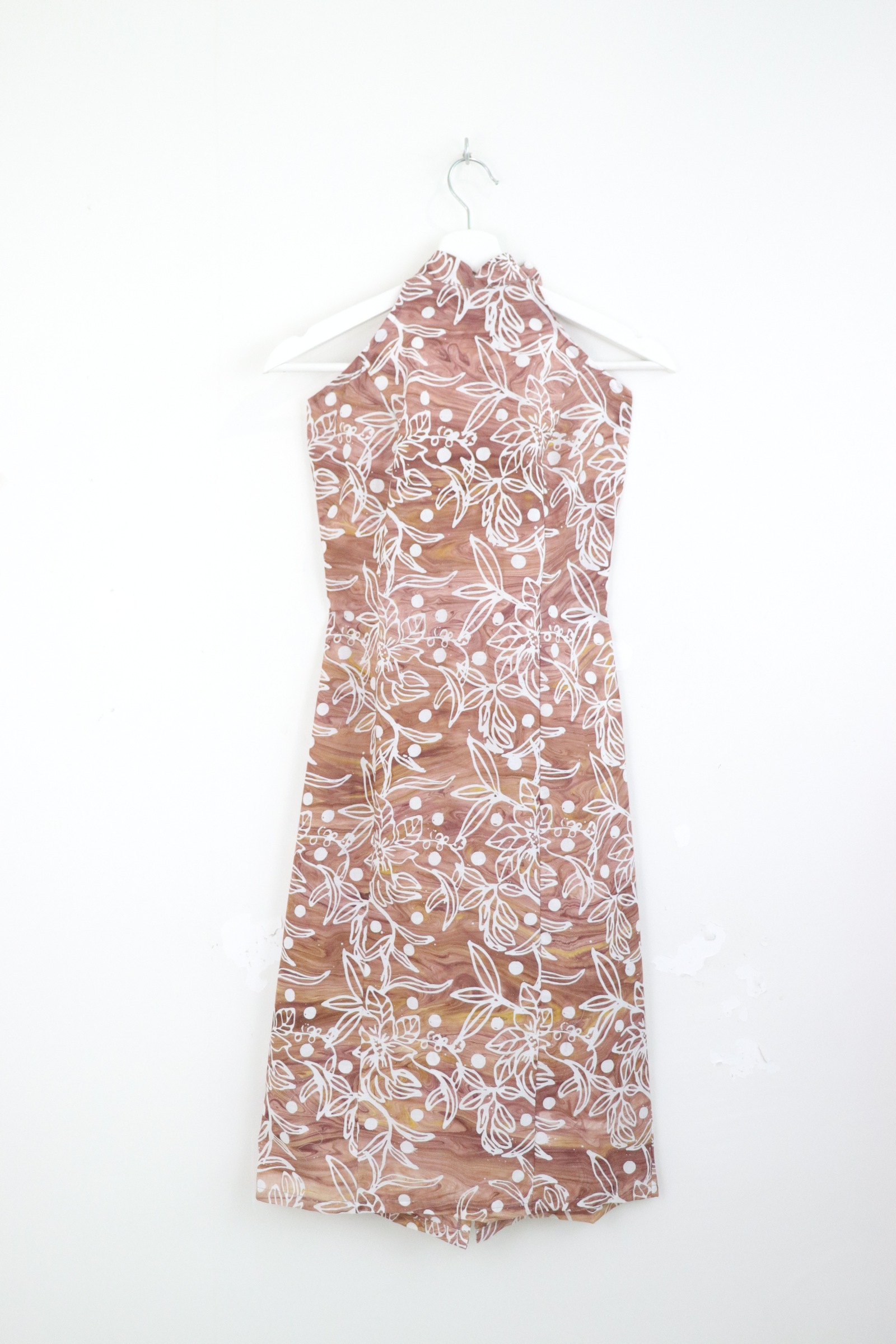Halter Batik Dress - Petal Yan [ HandMade ] 