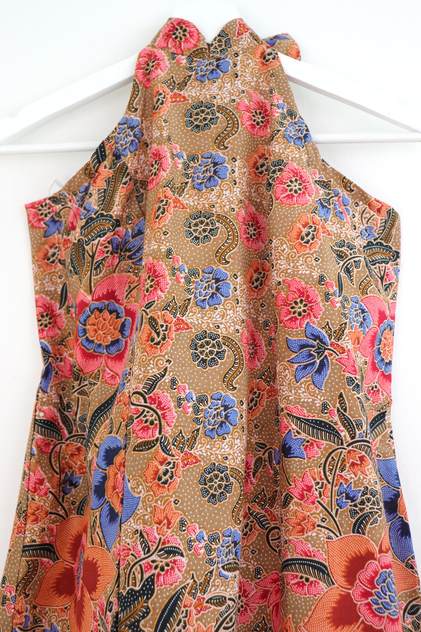 Halter Batik Dress - Michelle Yeo [ L ]