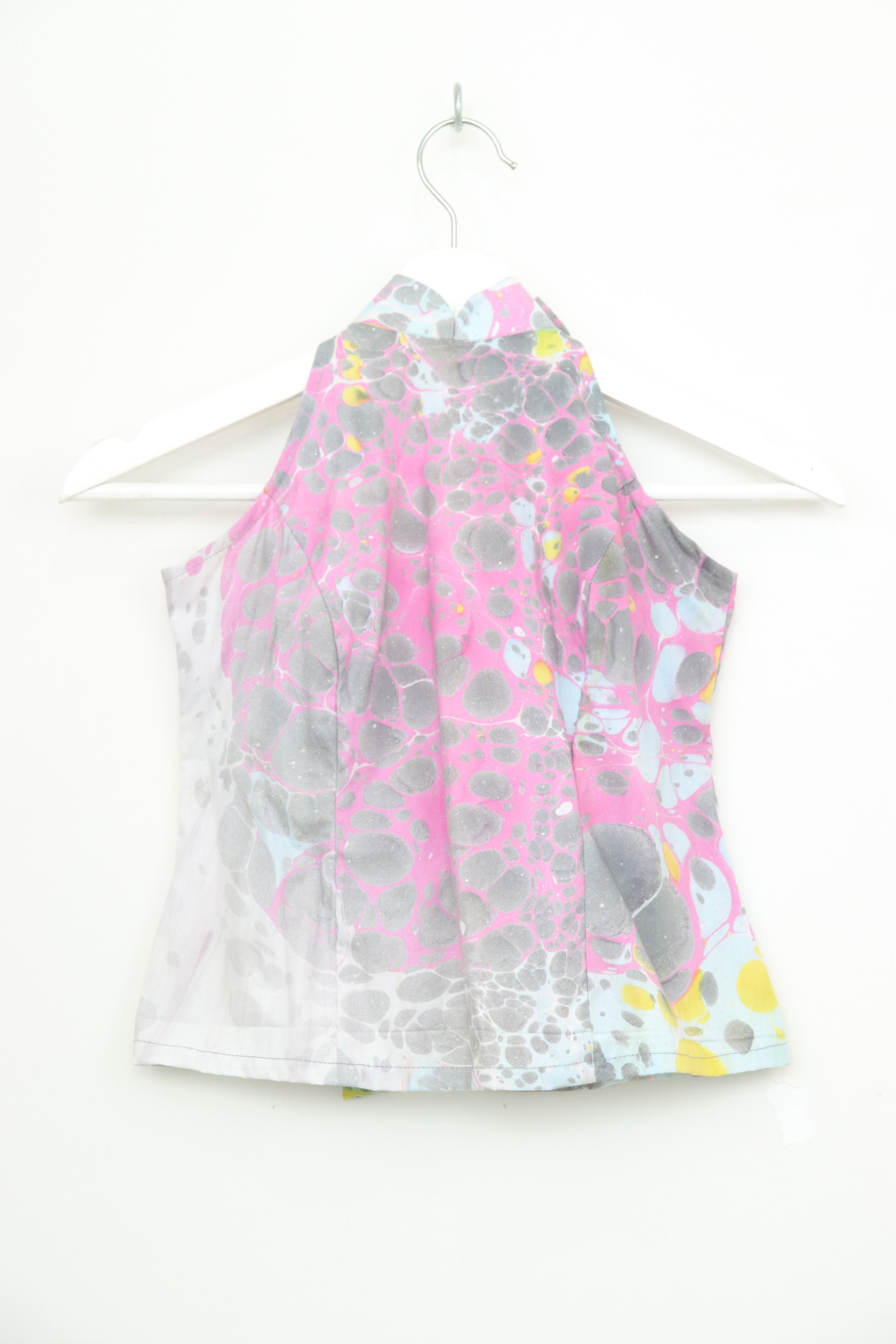 Halter Batik Top - Blush Candy [ HandMade ] [ XS ]