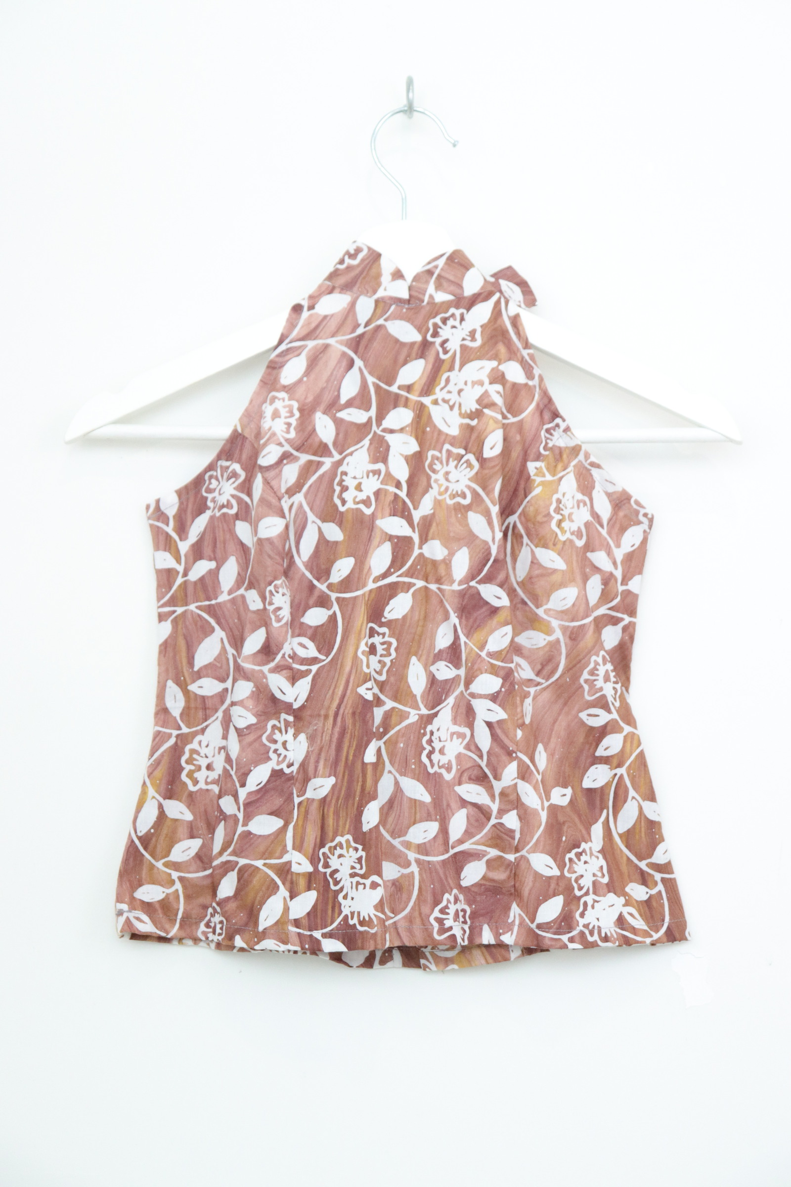 Halter Batik Top - Cocoa Kiss [ HandMade ]