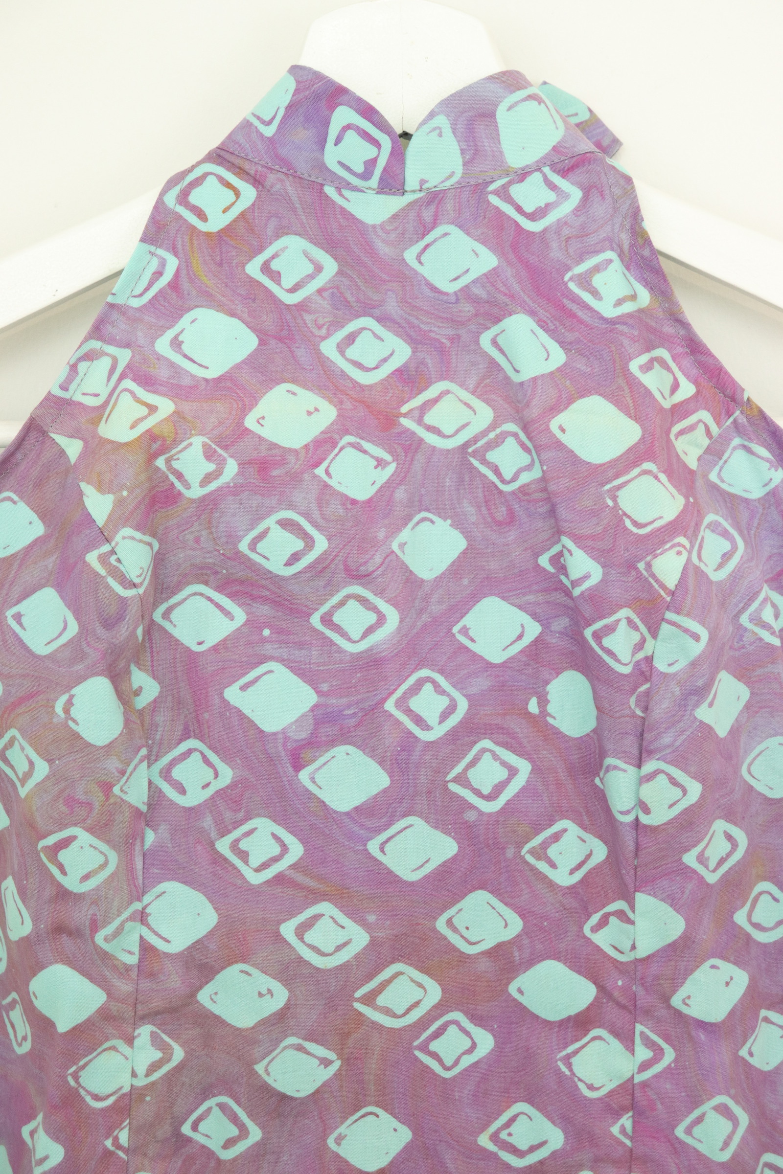Halter Batik Top - Blueberry Pop [ HandMade ]