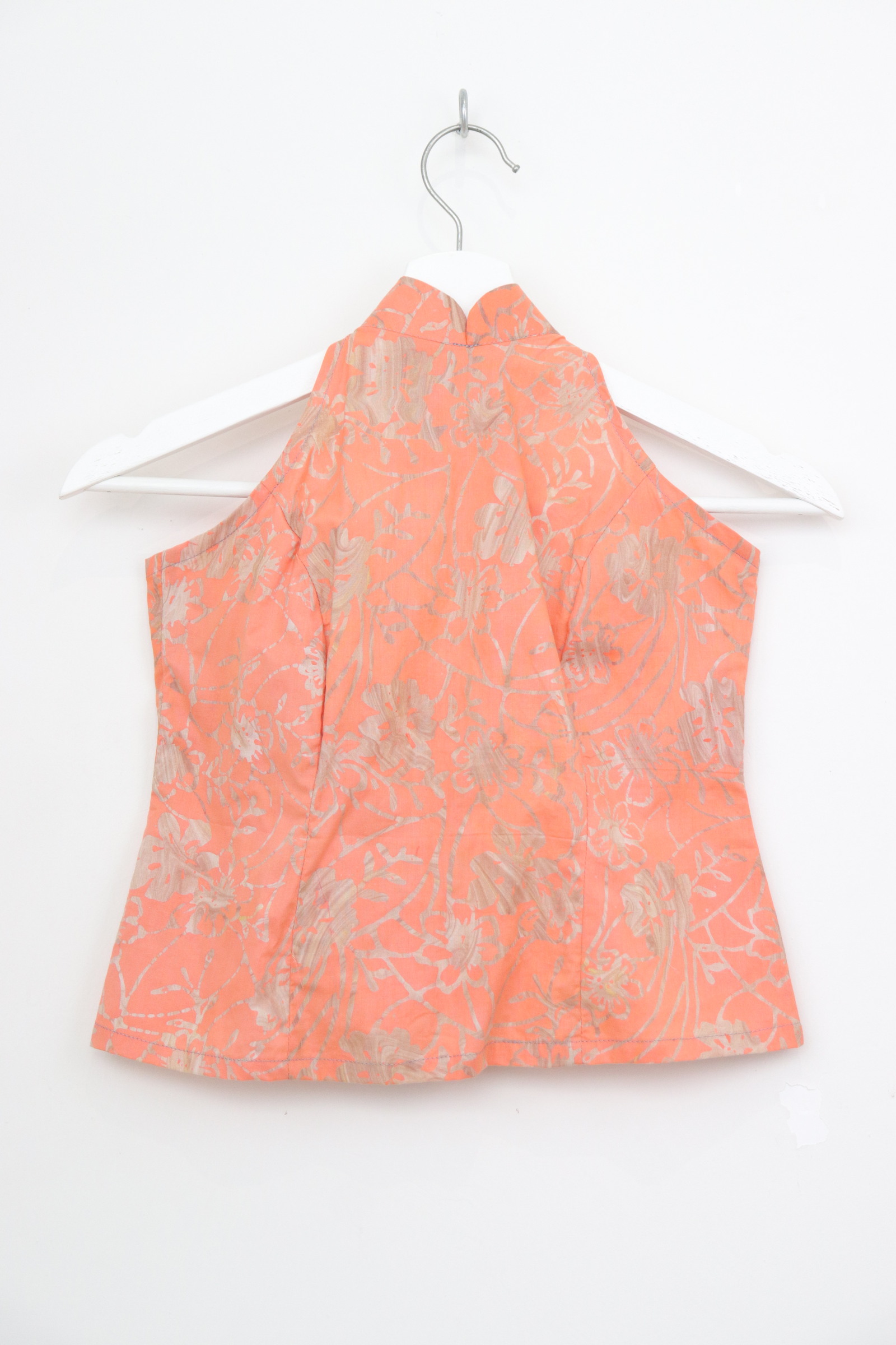 Halter Batik Top - Melon Glow [ HandMade ]