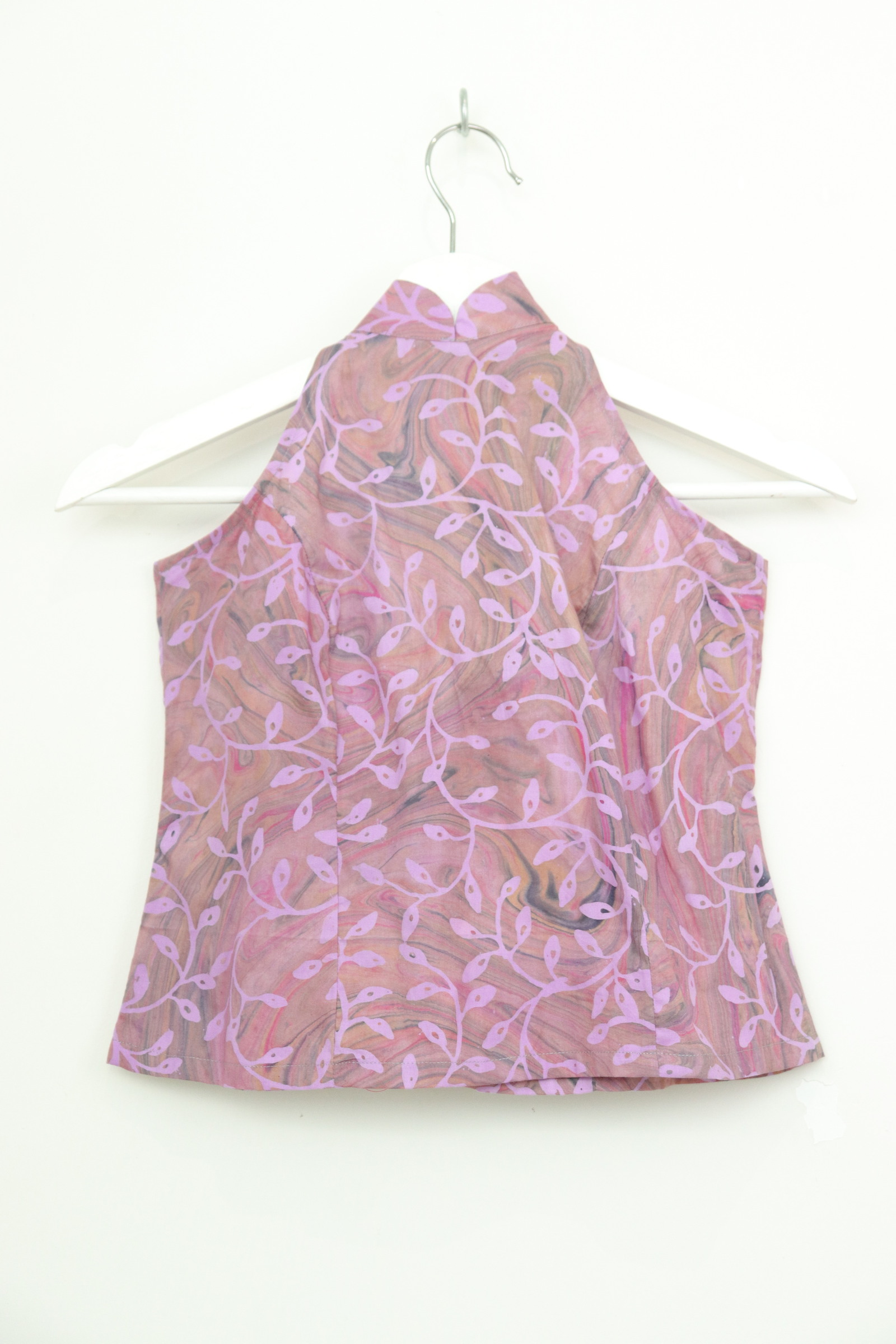 Halter Batik Top - Twilight Cocoa [ HandMade ] [ S ] 