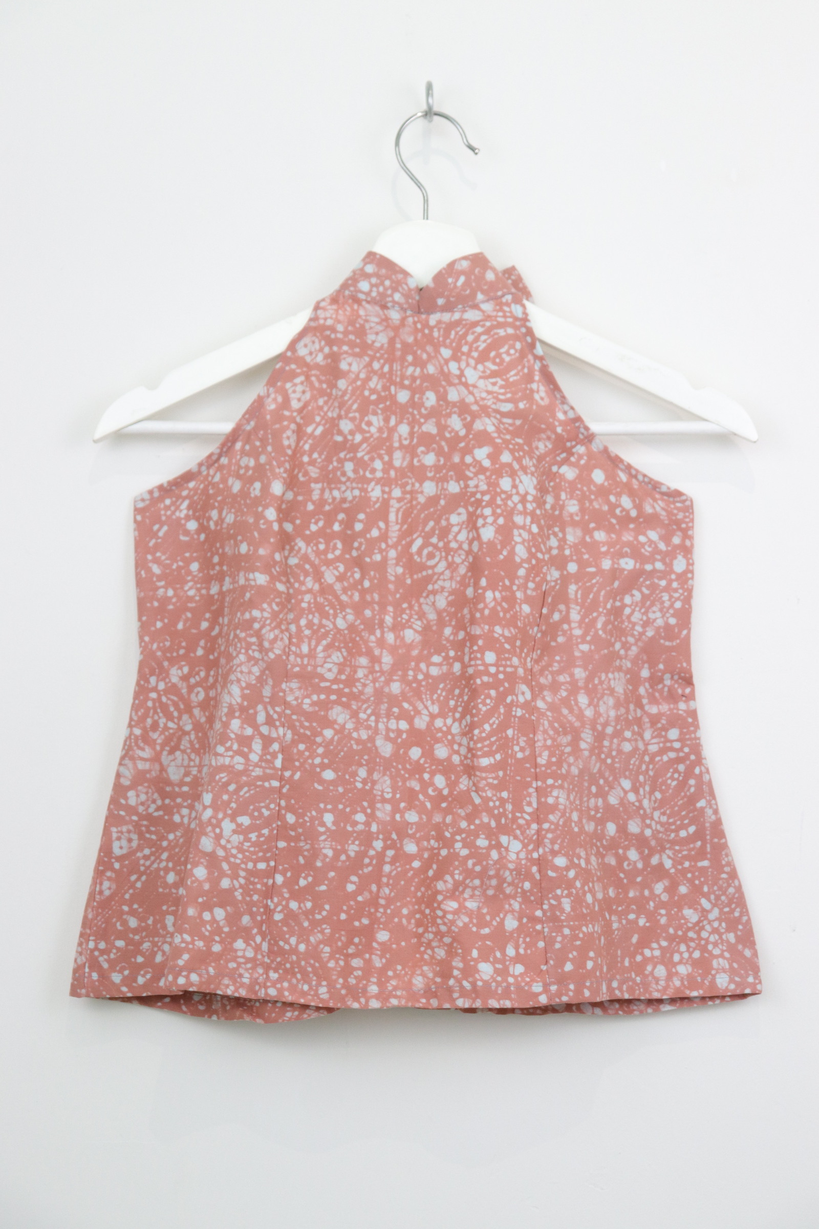 Halter Batik Top - Rosy Peach [ HandMade ] [ L ]