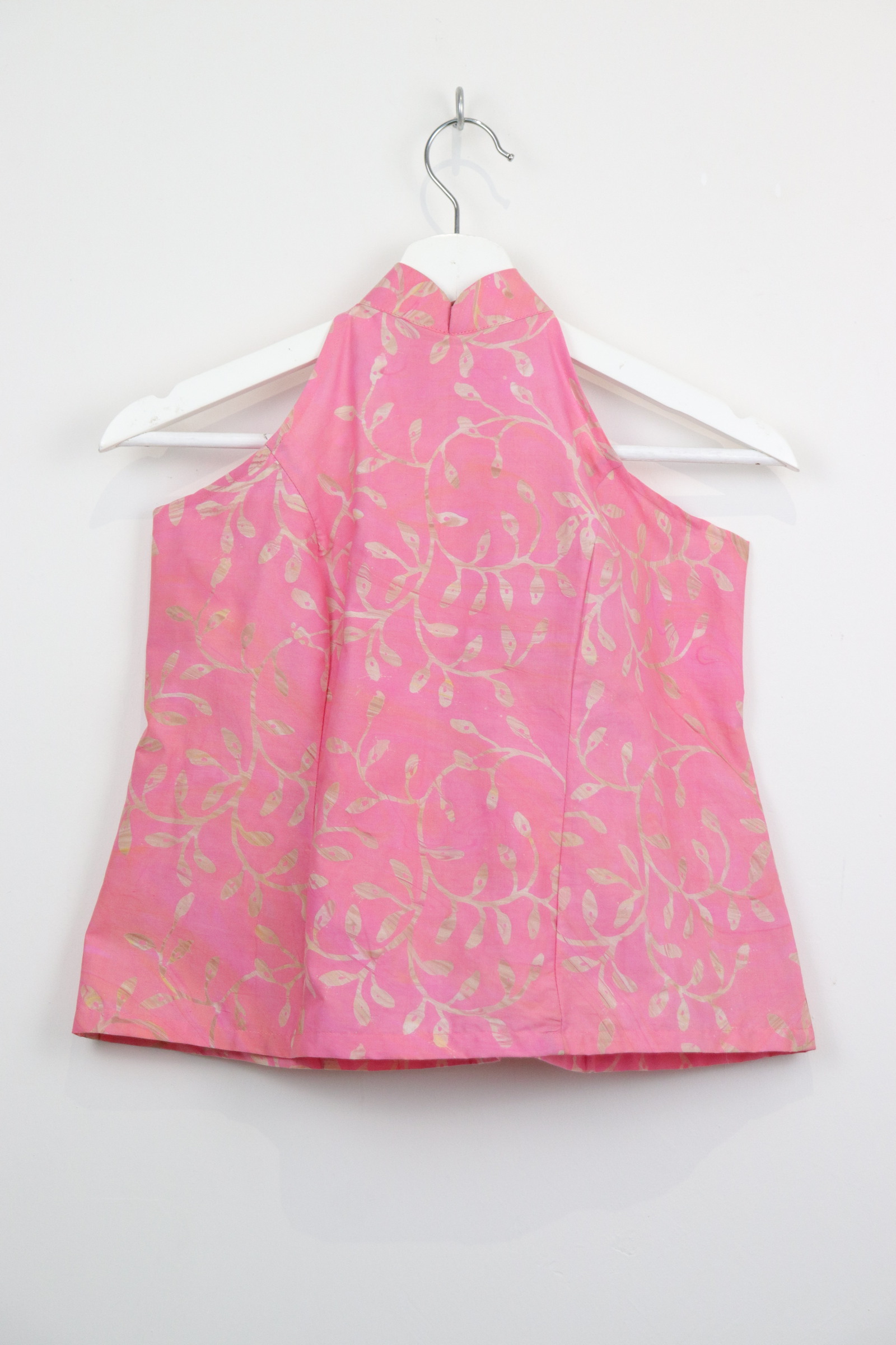 Halter Batik Top - Soft Bloom [ HandMade ] [ L ]