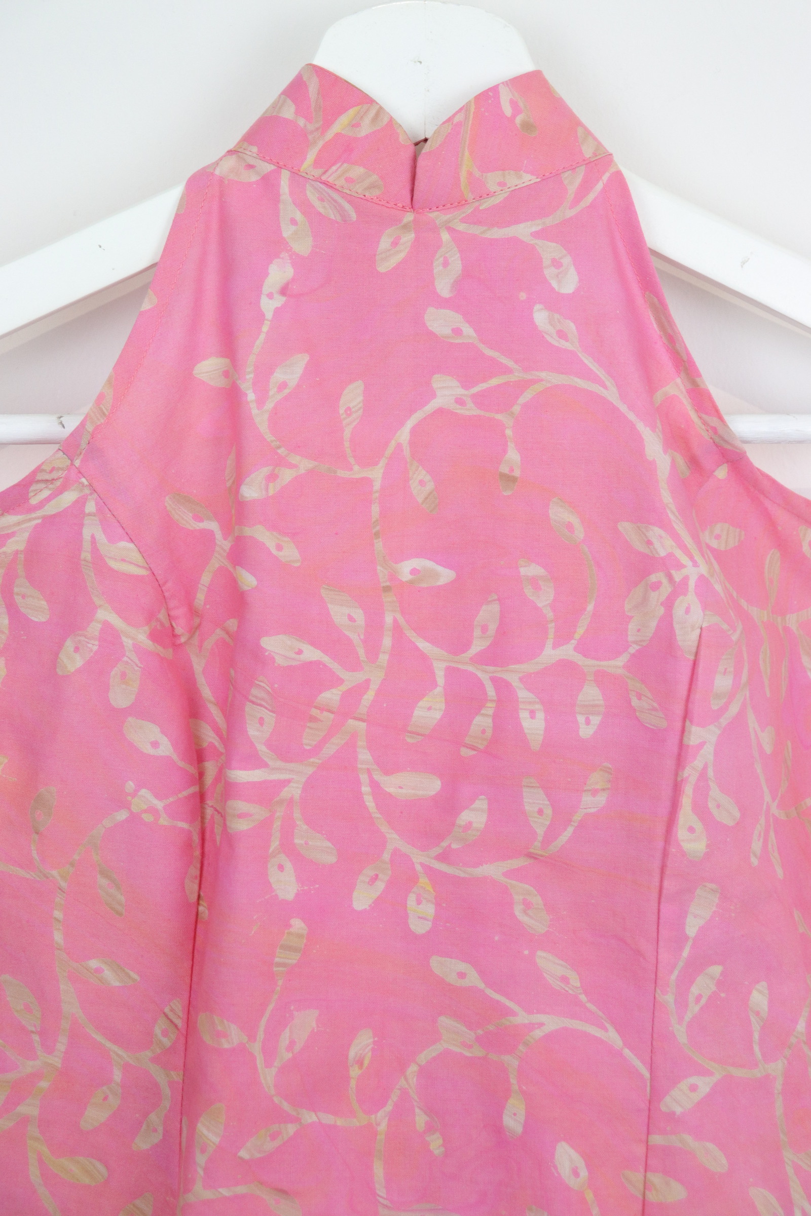 Halter Batik Top - Soft Bloom [ HandMade ] [ L ]