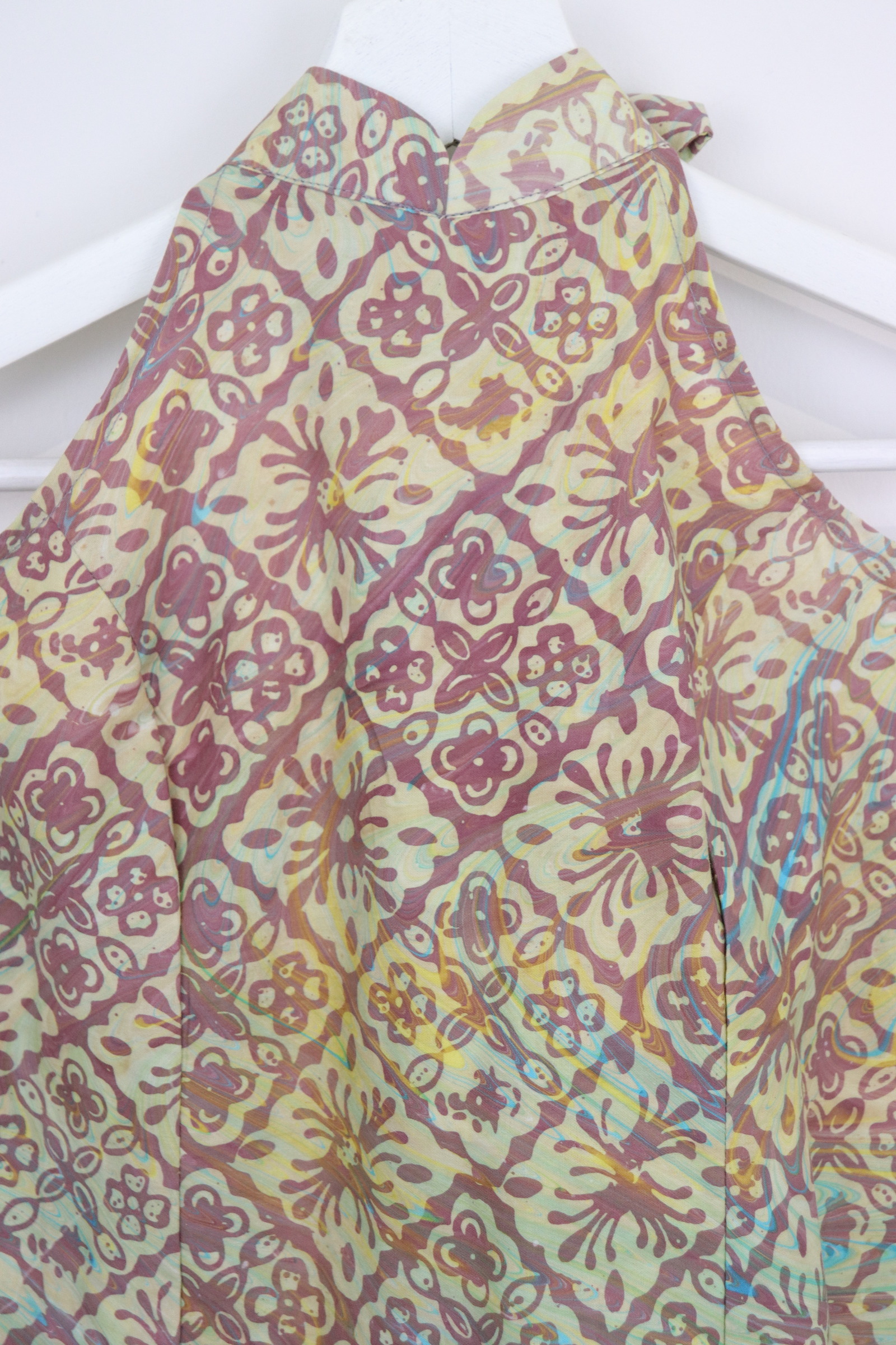 Halter Batik Top - Toffee Sun [ HandMade ] [ L ] 