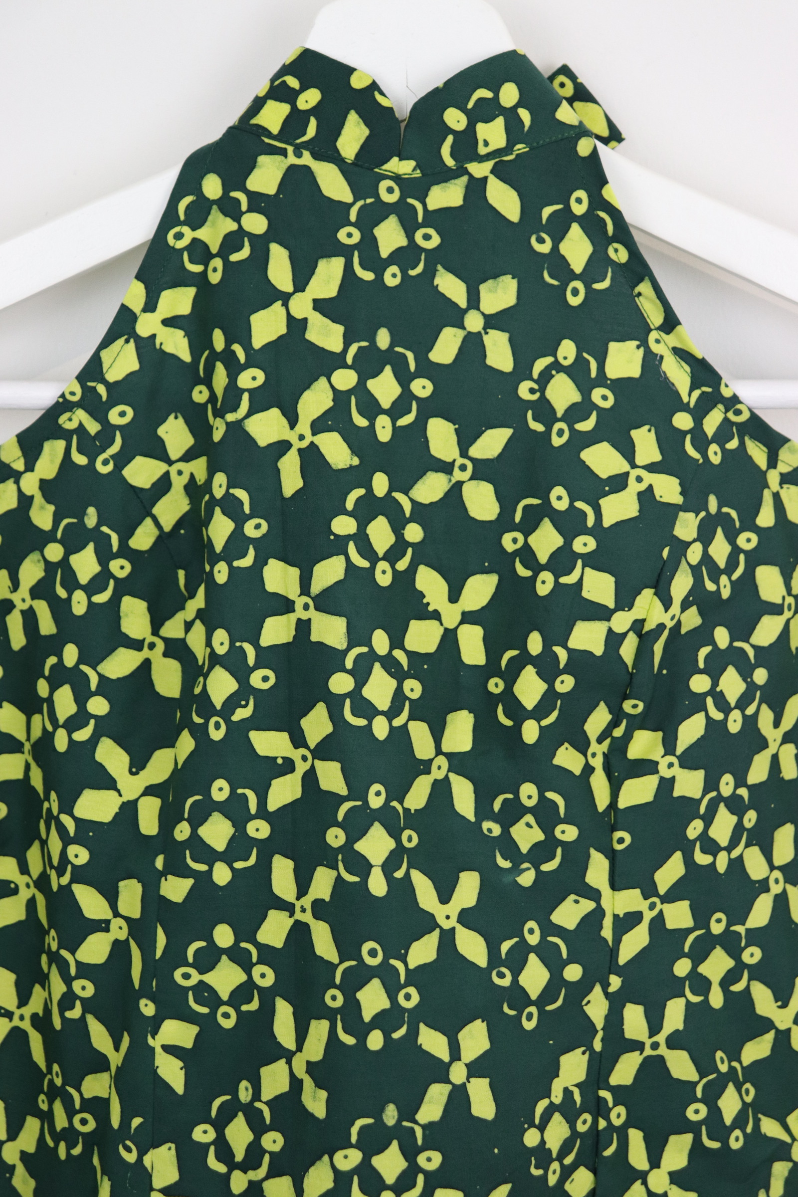 Halter Batik Top - Sweet Moss [ HandMade ] [ L ]