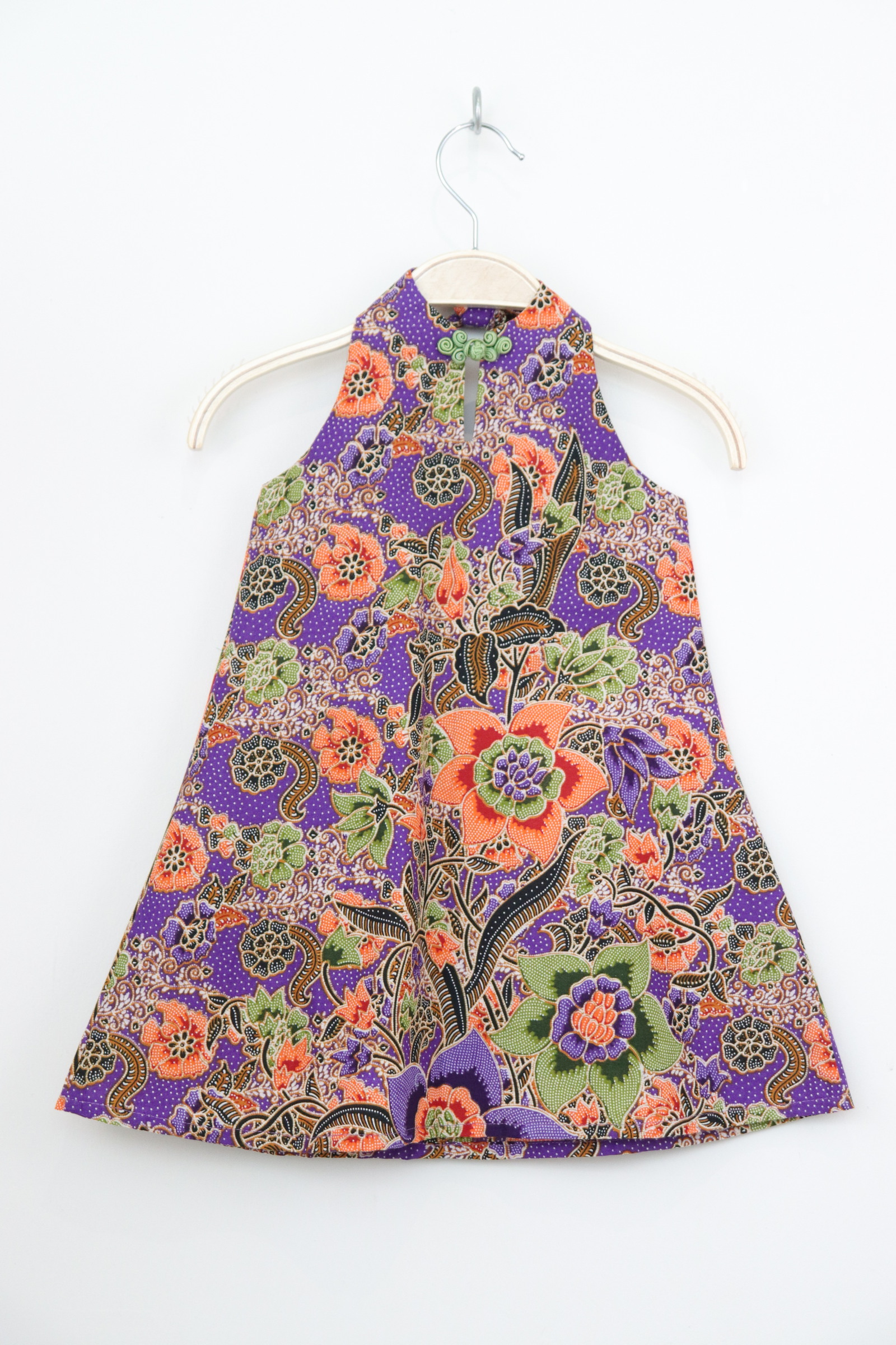 Girl's C.C Halter Dress - Plumie