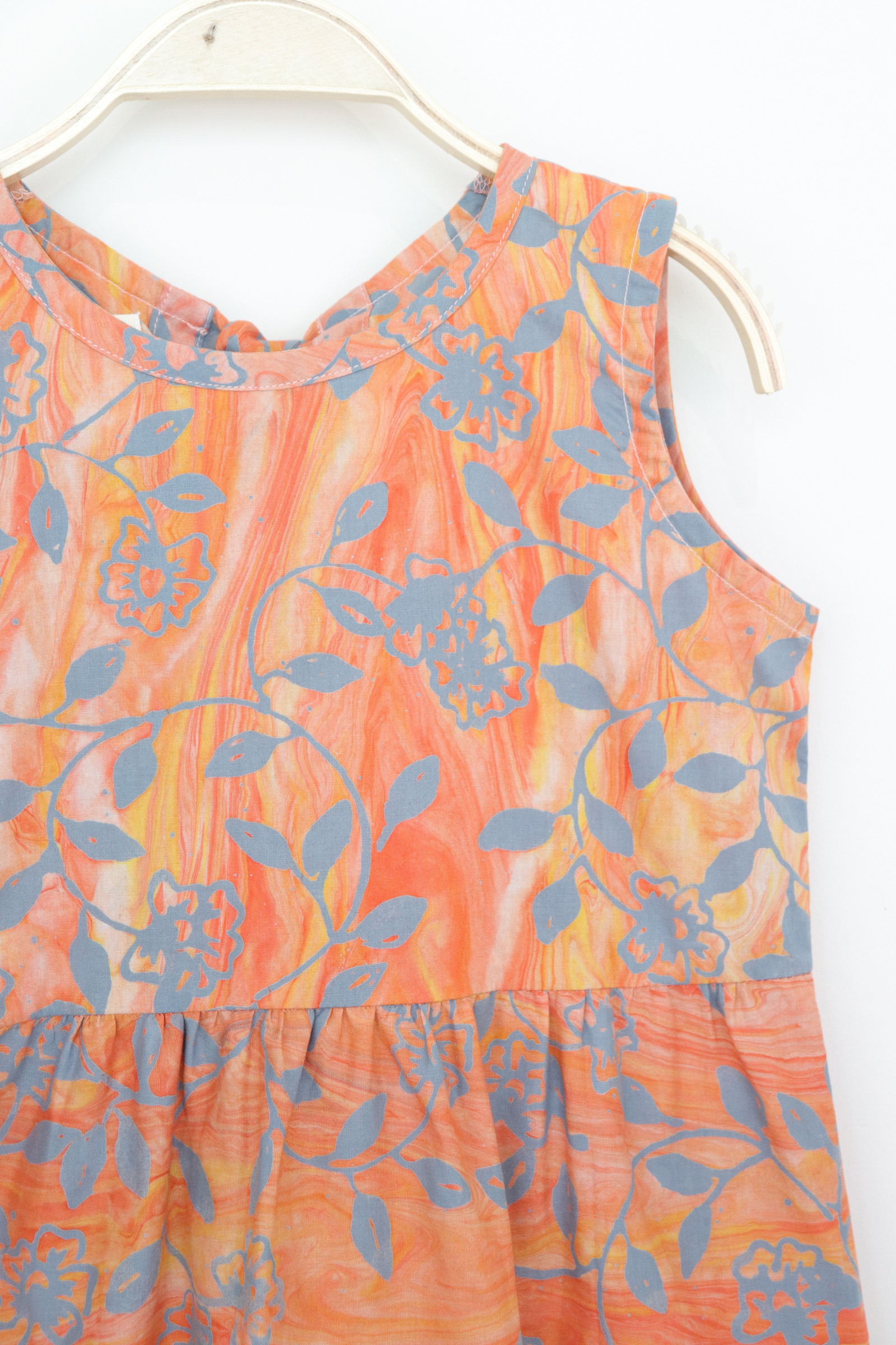 Girl's Bow Back Dress - Yara Bloom [ Handmade ]