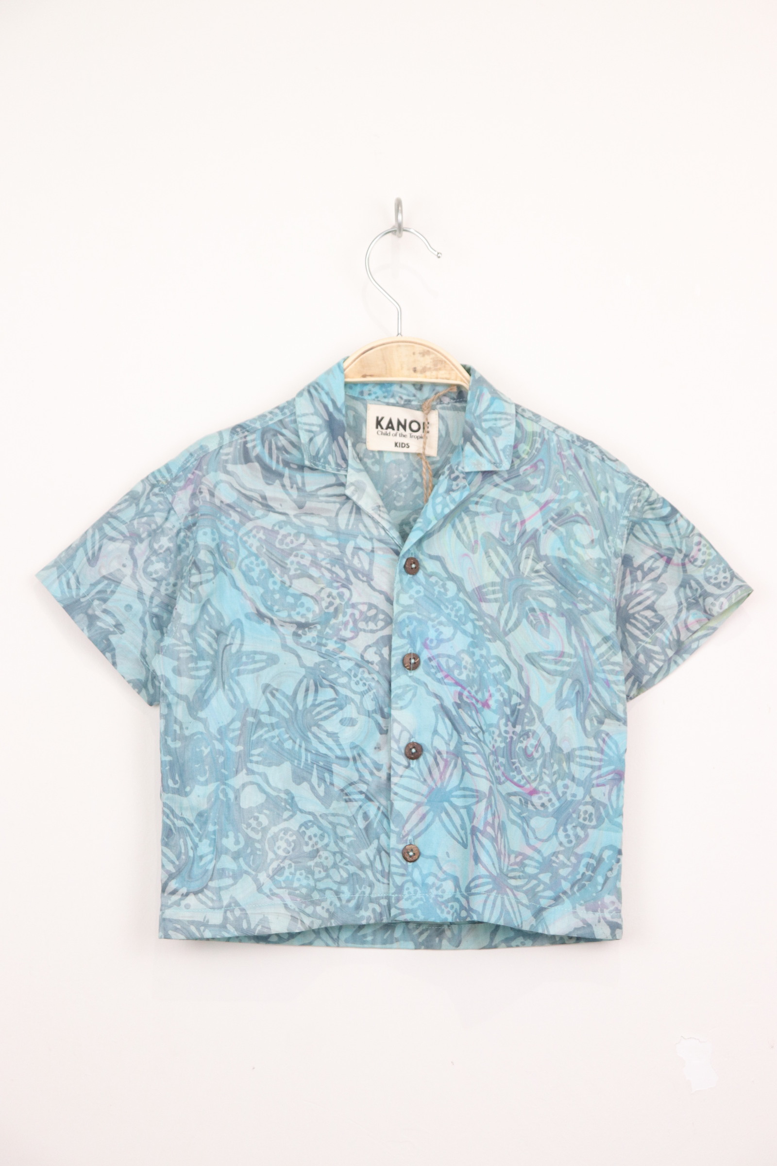 Boy's Open Collar Shirt - Dory [ Handmade ]