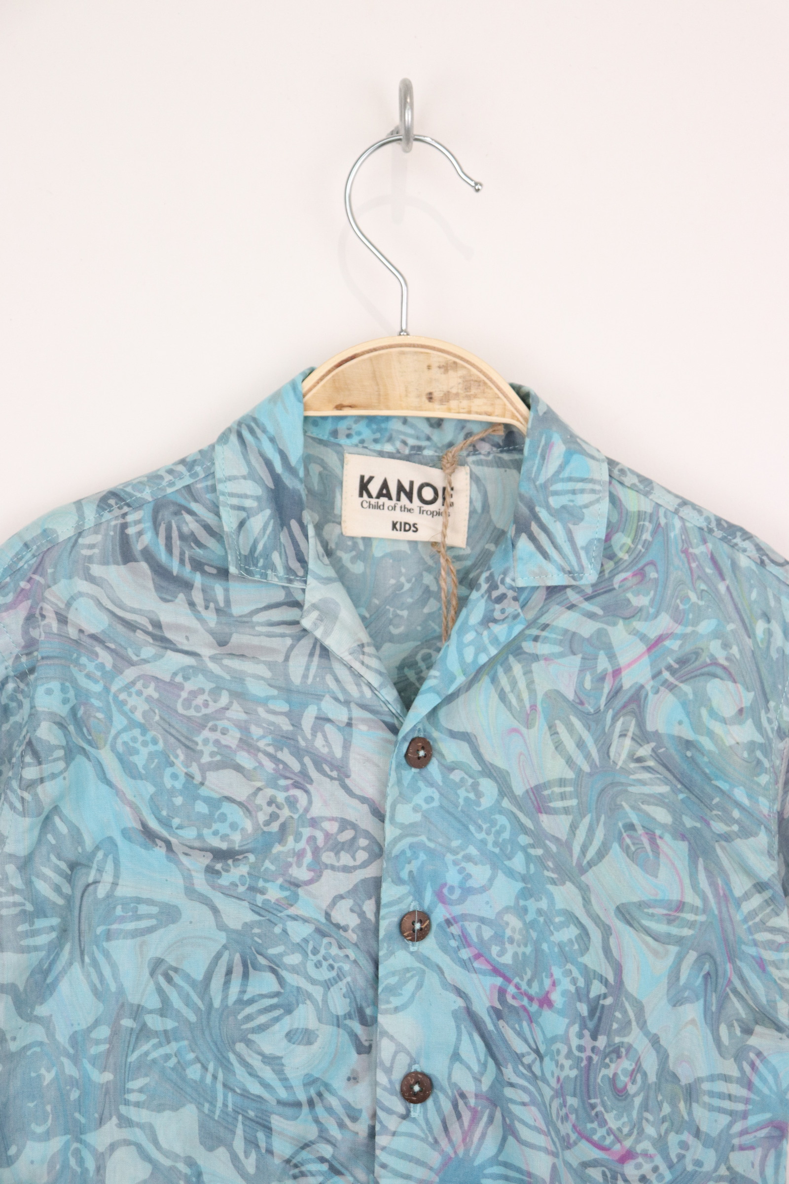 Boy's Open Collar Shirt - Dory [ Handmade ]