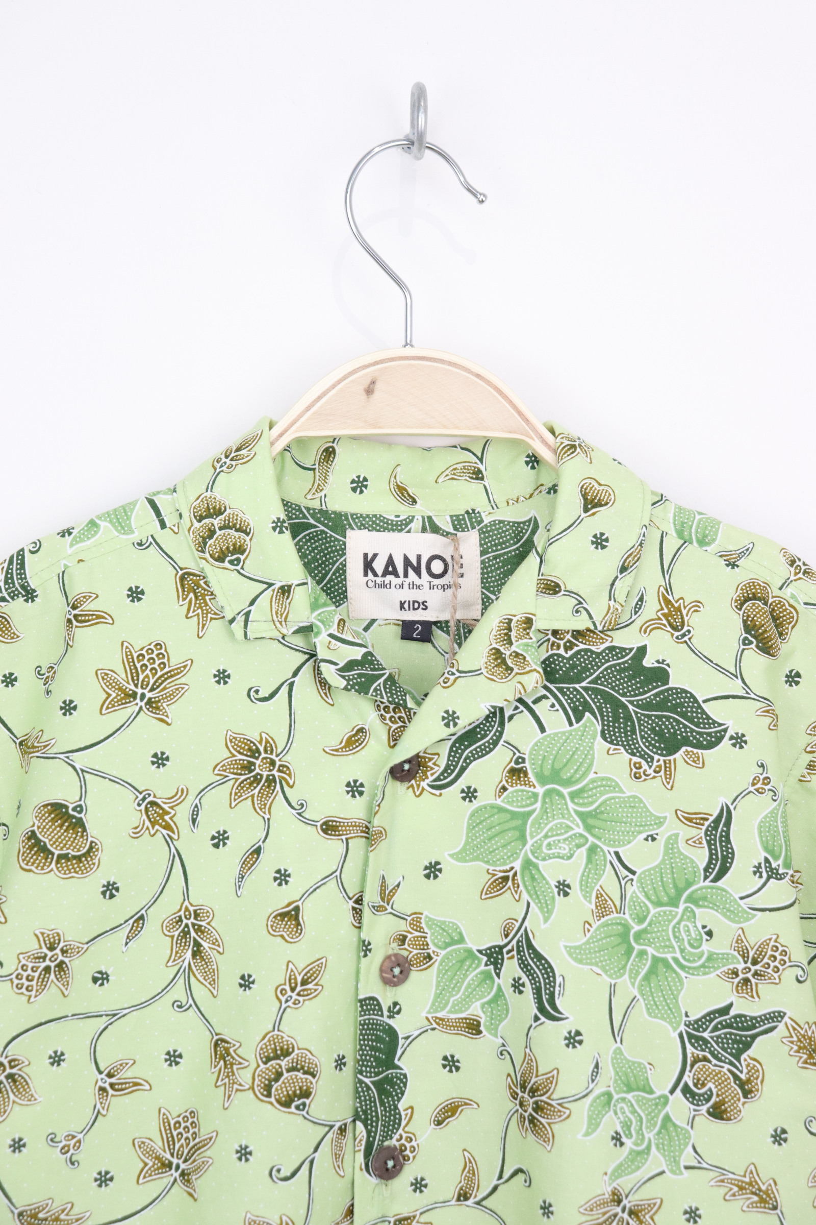 Boy's Open Collar Shirt - Luigi