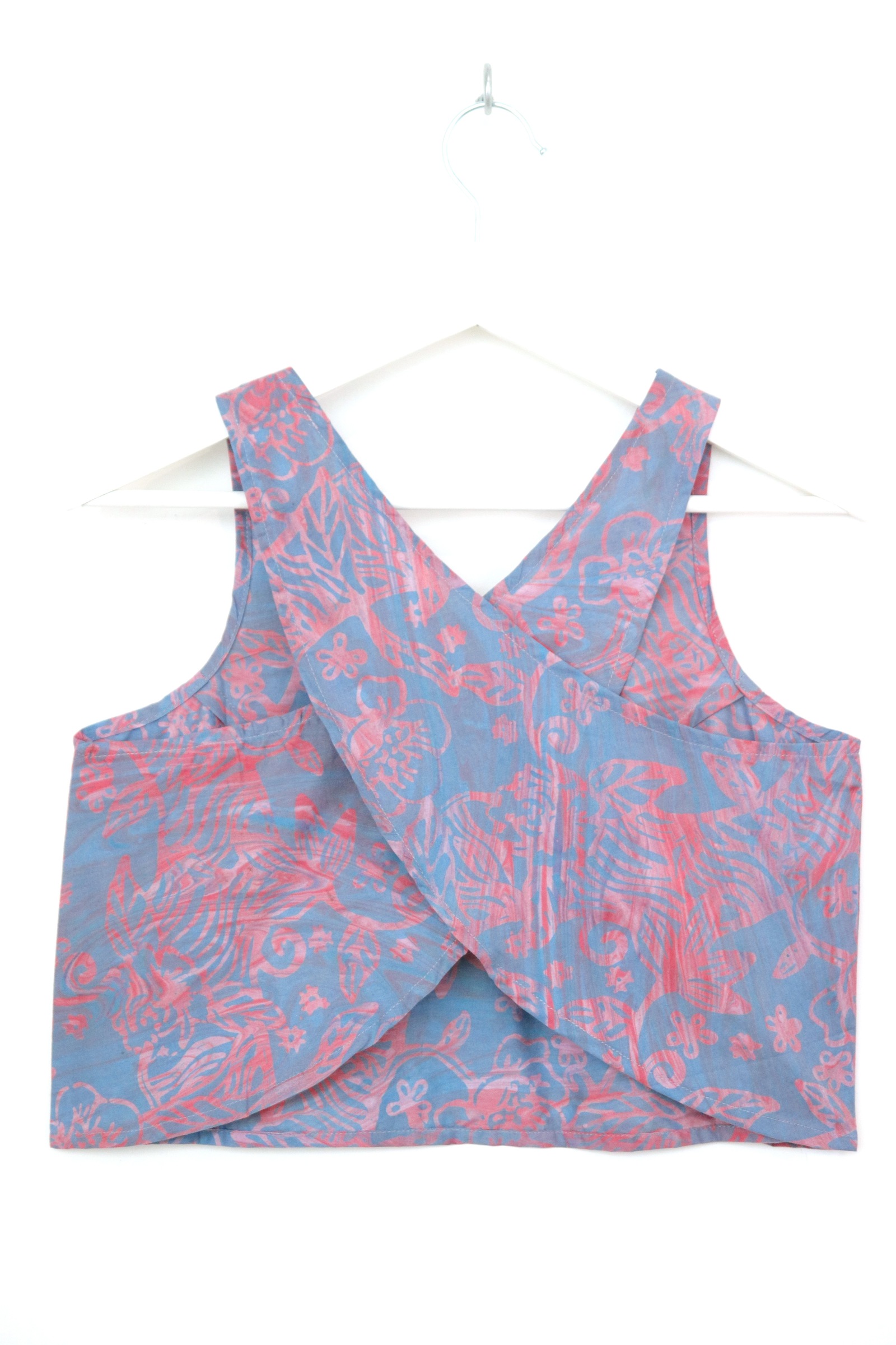 Crossback Batik Top - Cotton Blush [ Handmade ] [ S ]