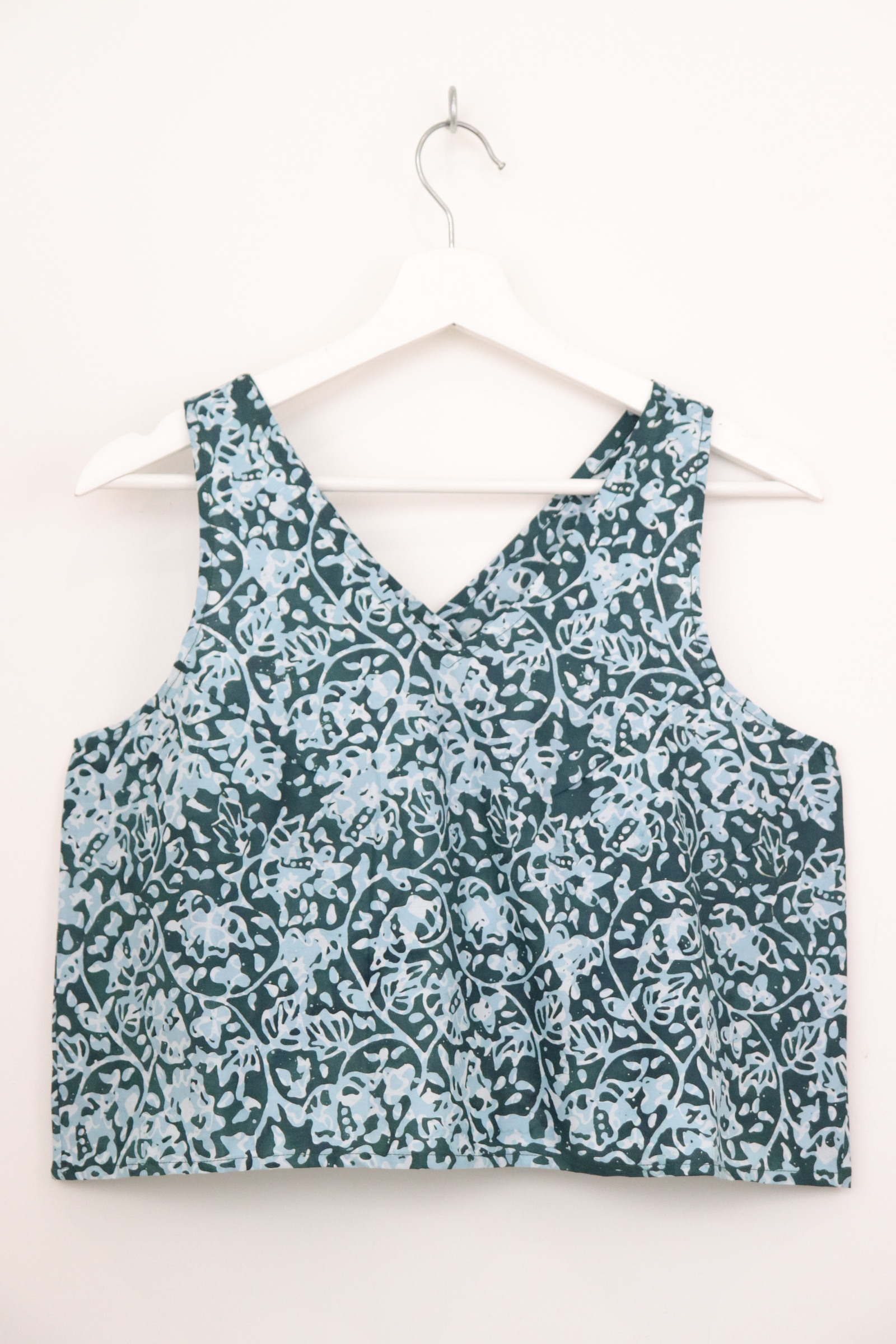 Crossback Batik Top - Aurelia Tide [ Handmade ] [ M ]
