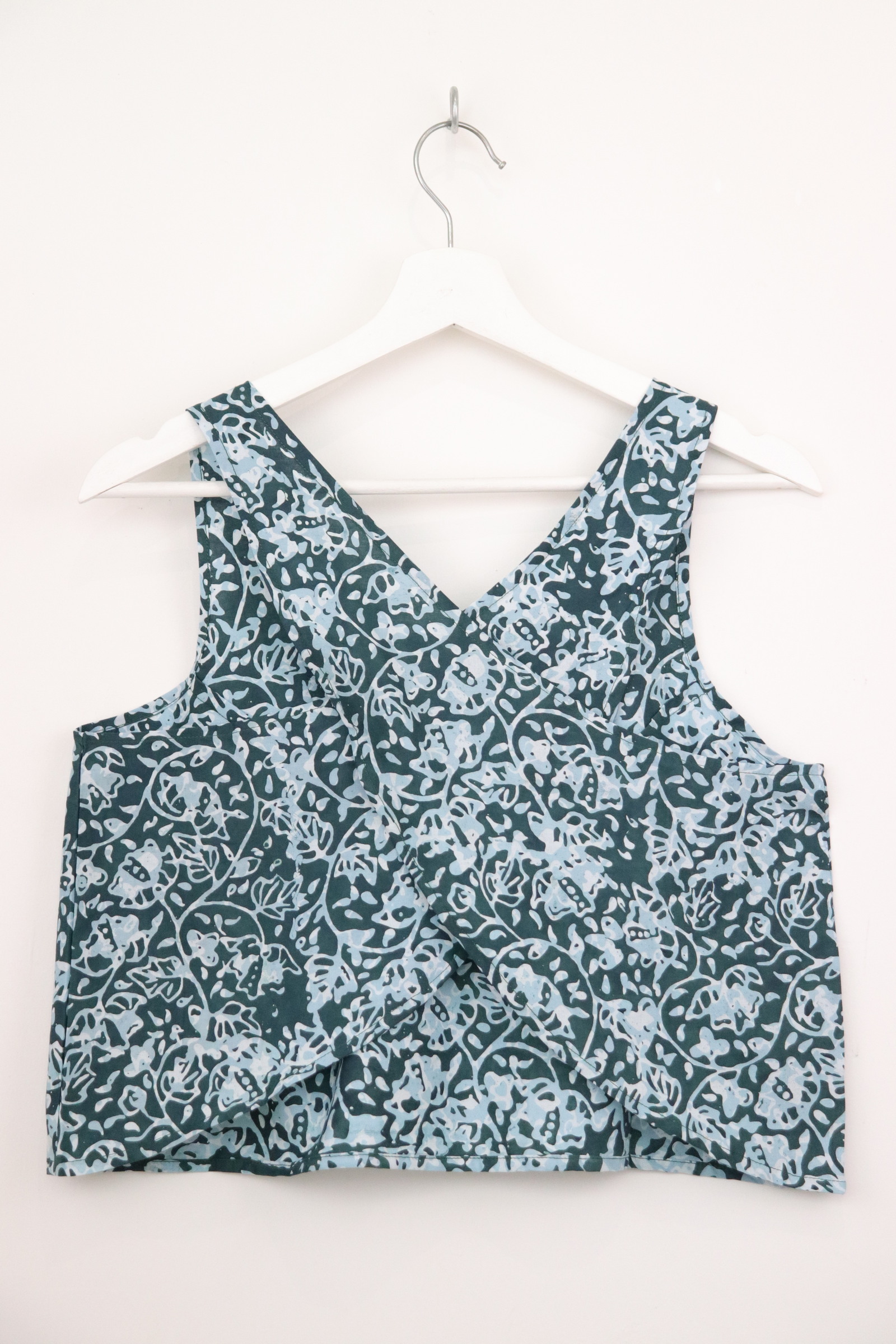 Crossback Batik Top - Aurelia Tide [ Handmade ] [ M ]