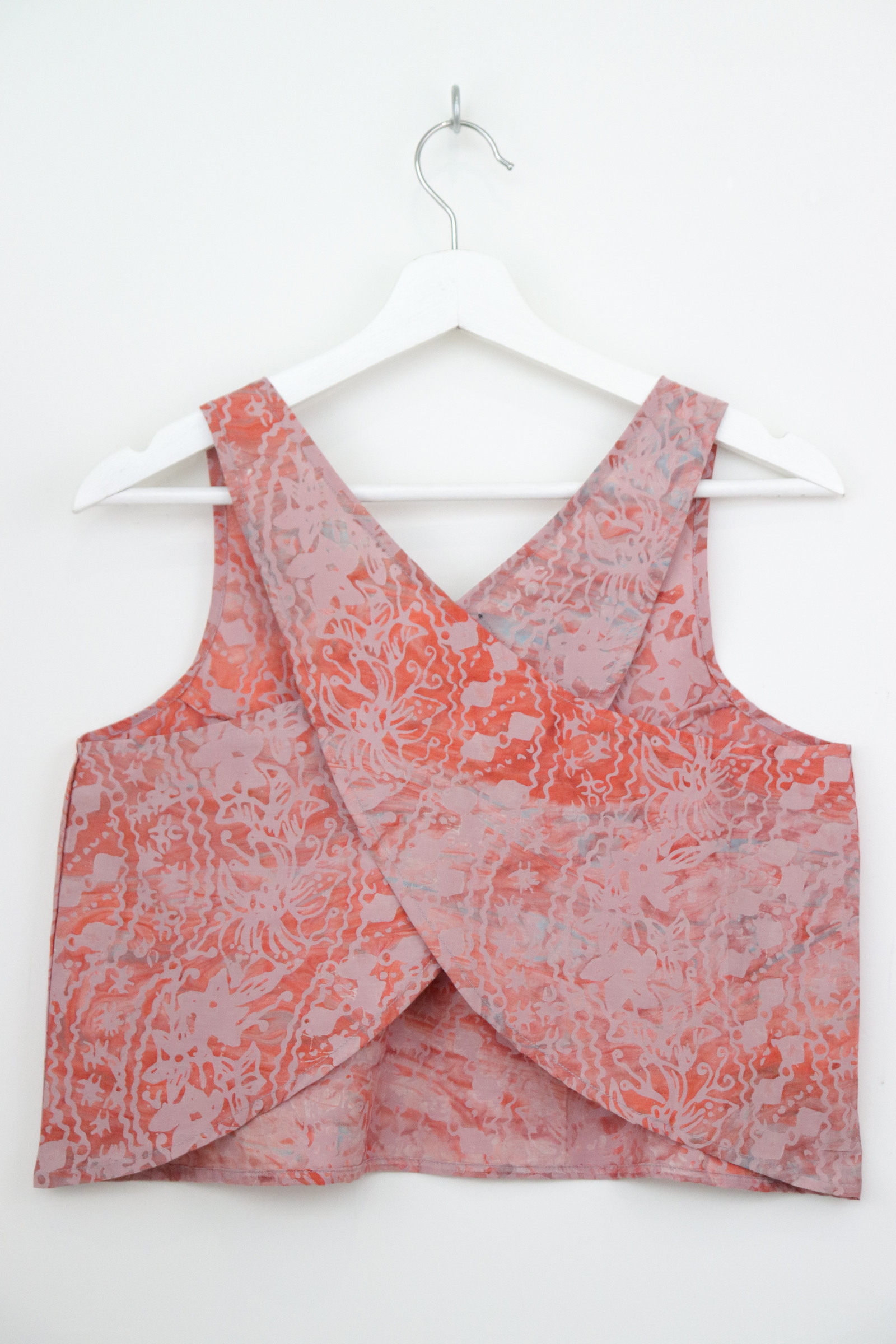 Crossback Batik Top - Sunny Blush [ Handmade ] [ M ]