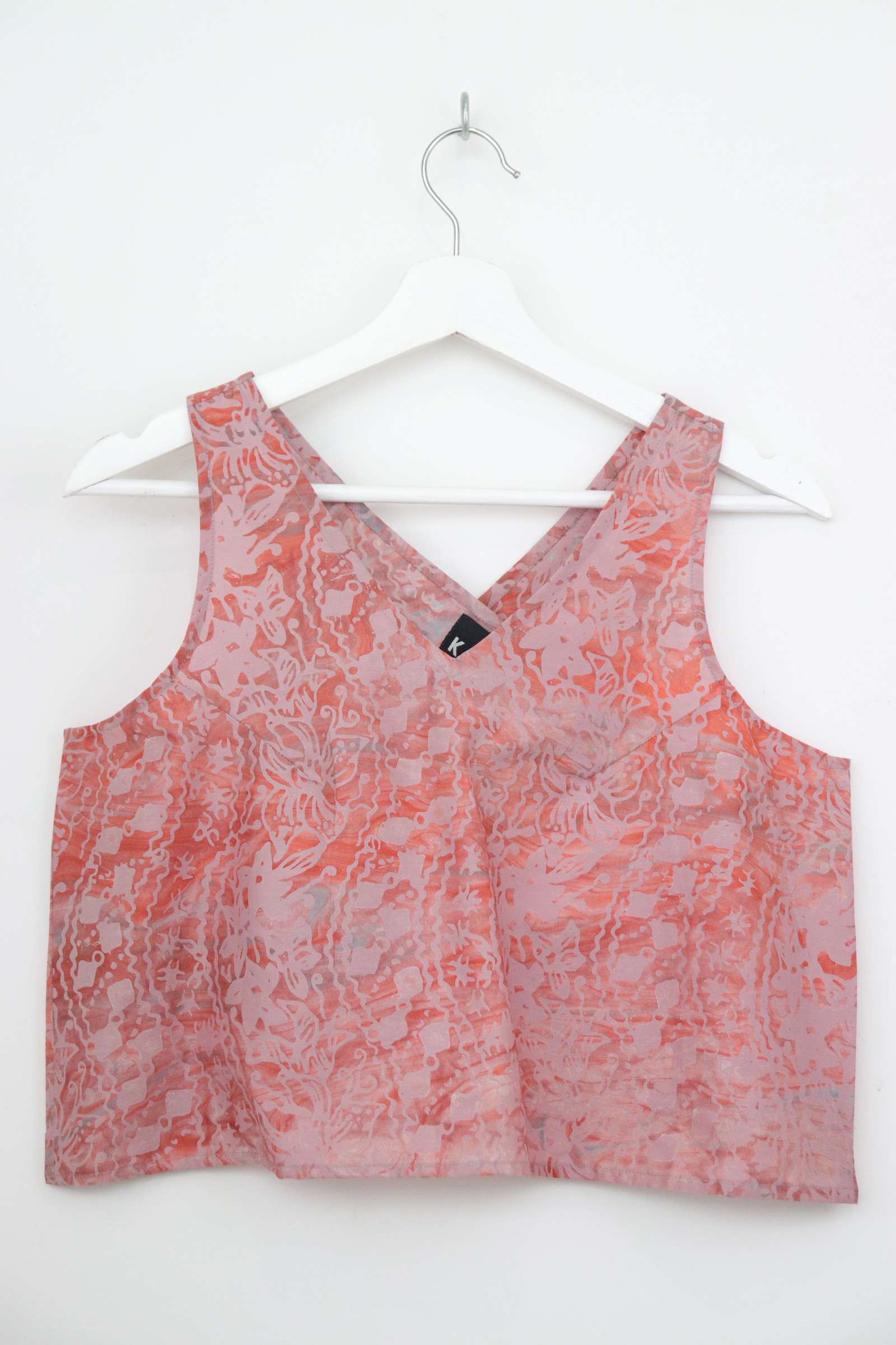 Crossback Batik Top - Sunny Blush [ Handmade ] [ M ]