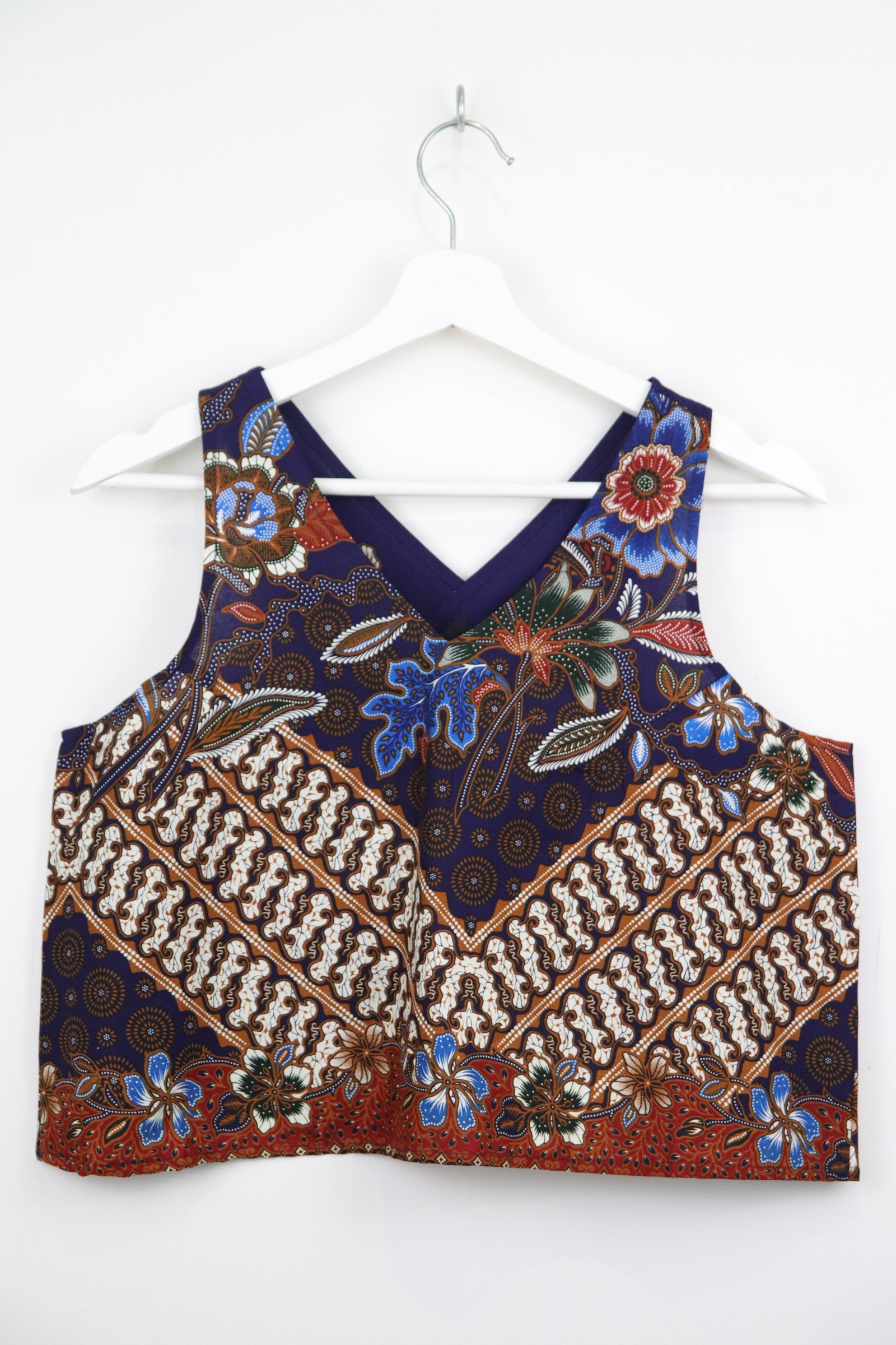 Crossback Batik Top - Stillnight [ S ] 
