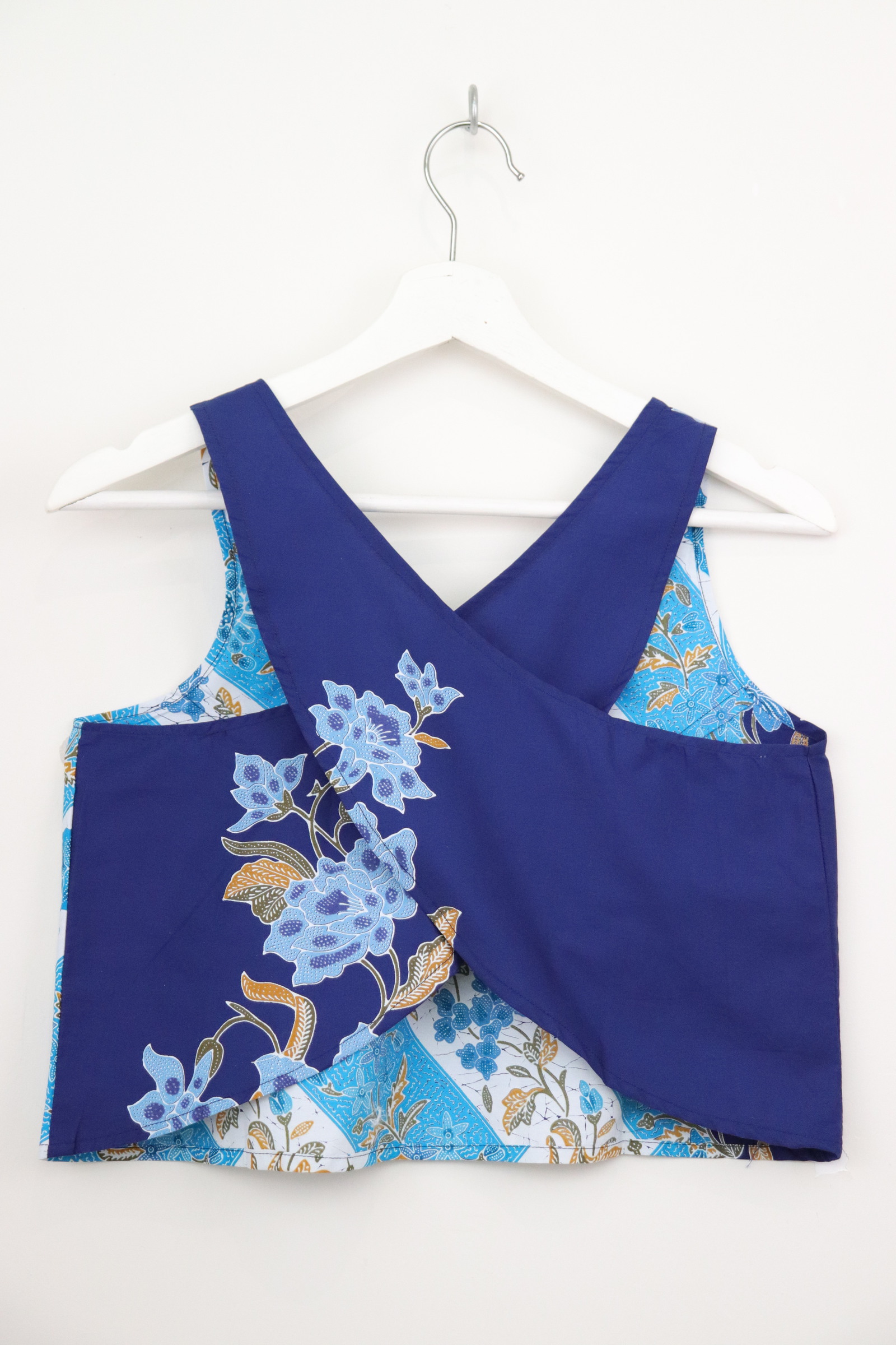Crossback Batik Top - Lunblue