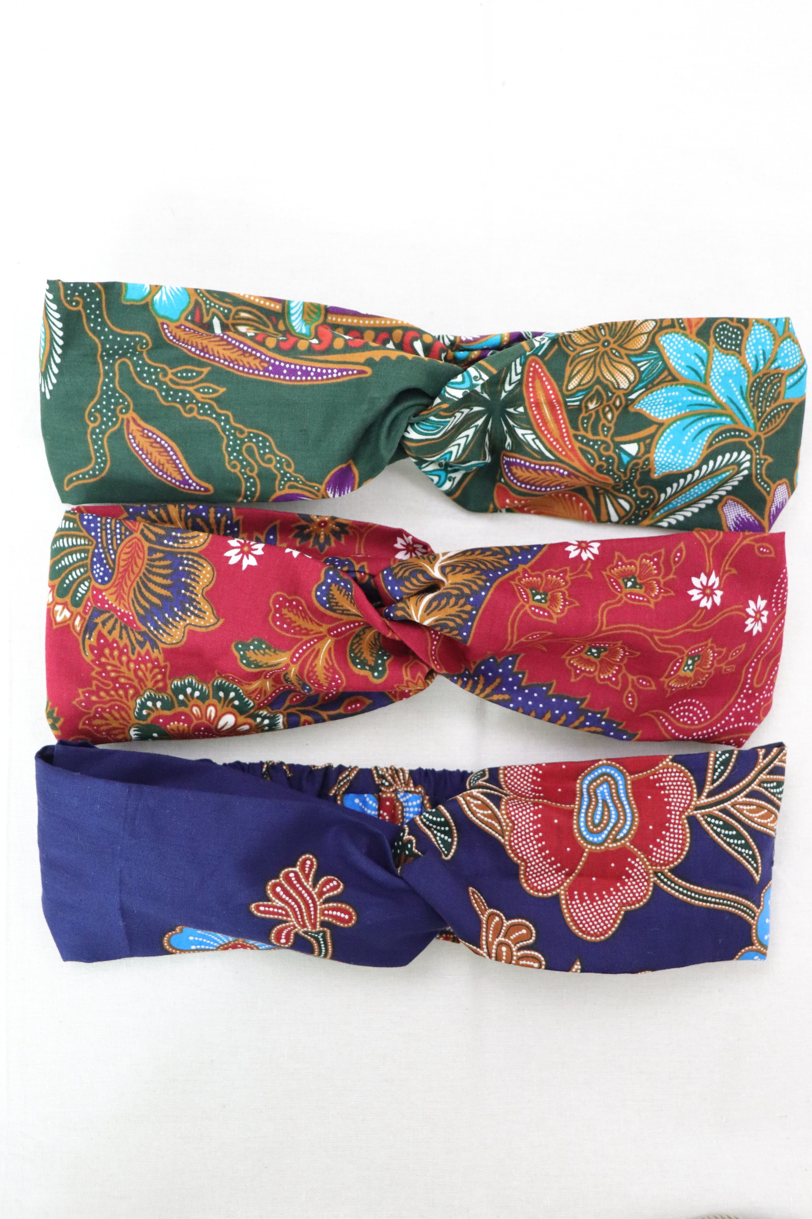 Crossover Batik Headbands [Set of 3] - Maya