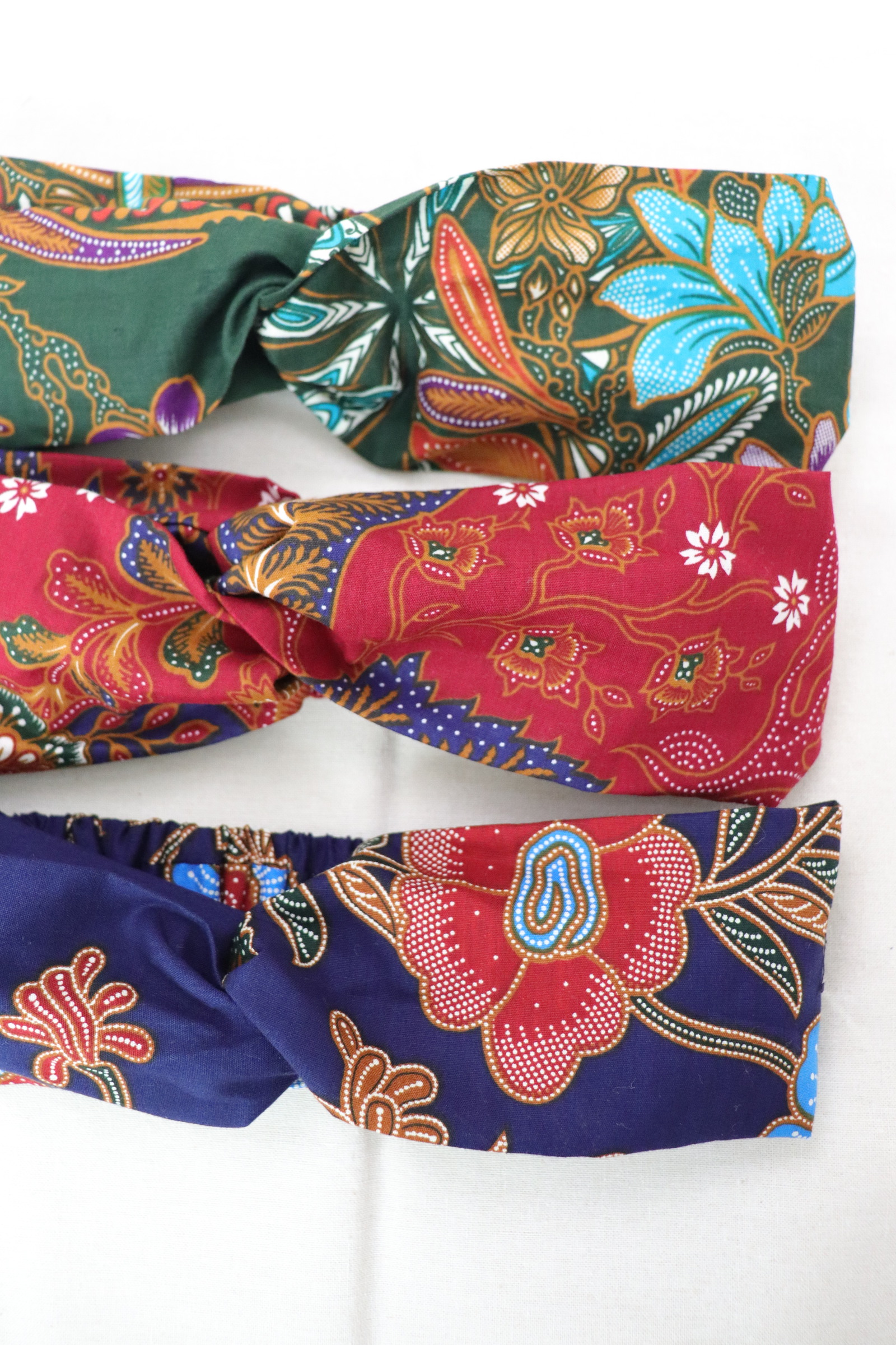 Crossover Batik Headbands [Set of 3] - Maya