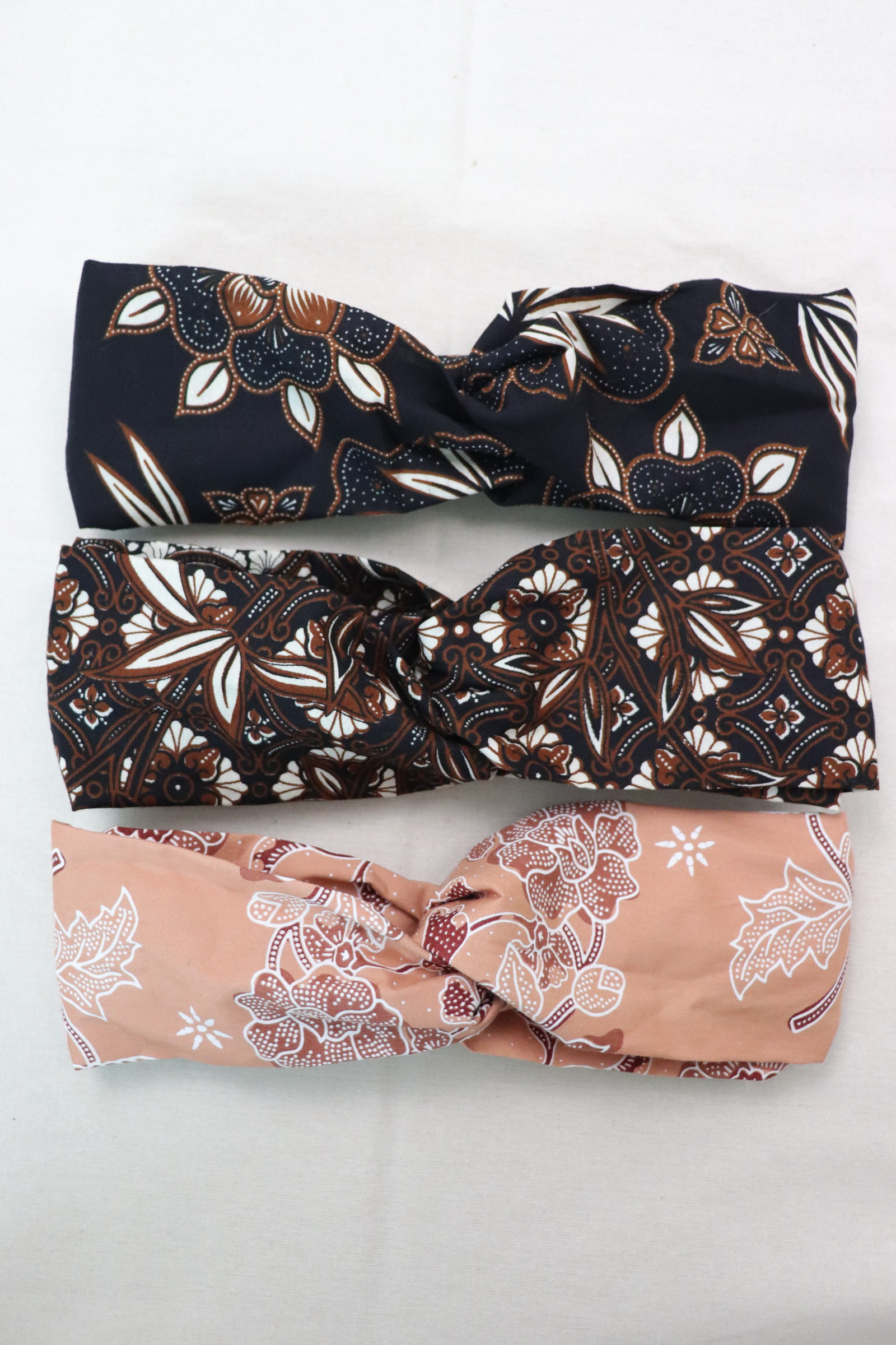 Crossover Batik Headbands [Set of 3] - Indah