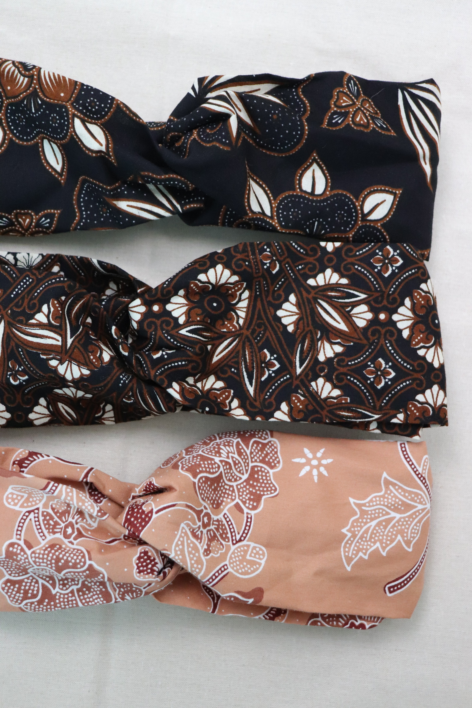 Crossover Batik Headbands [Set of 3] - Indah