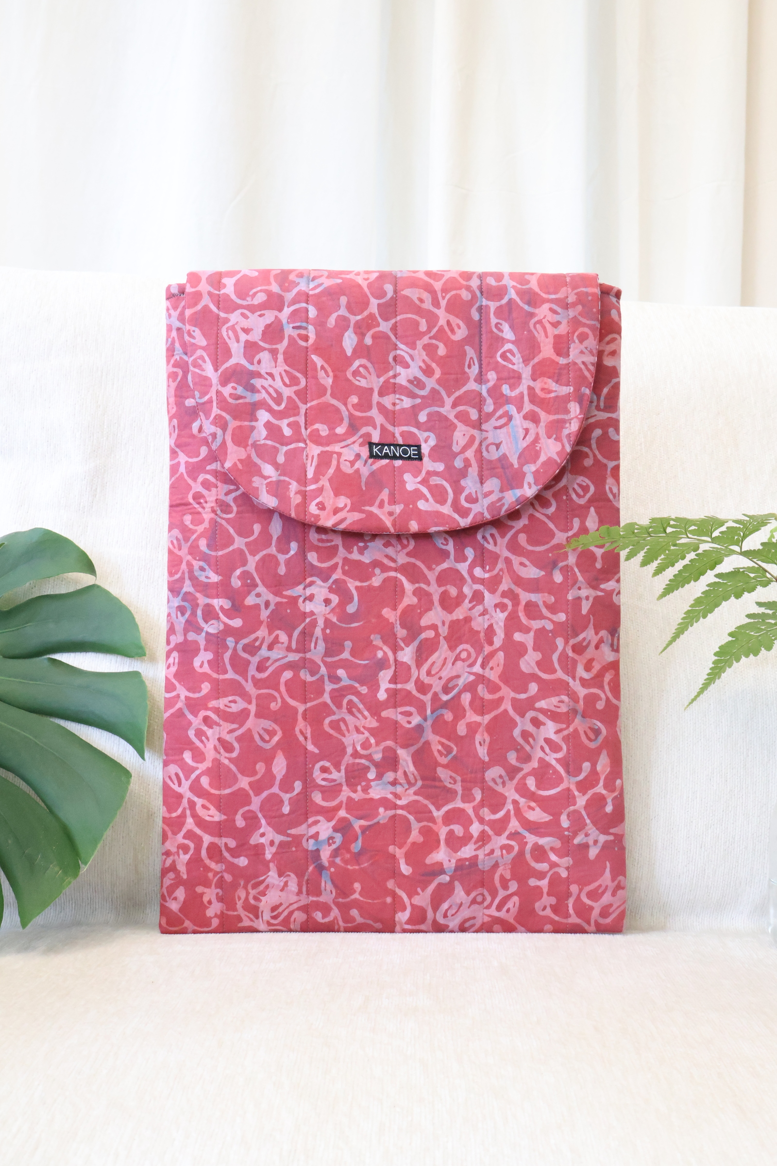 Batik Laptop Bag - Cherry [ Handmade ] 
