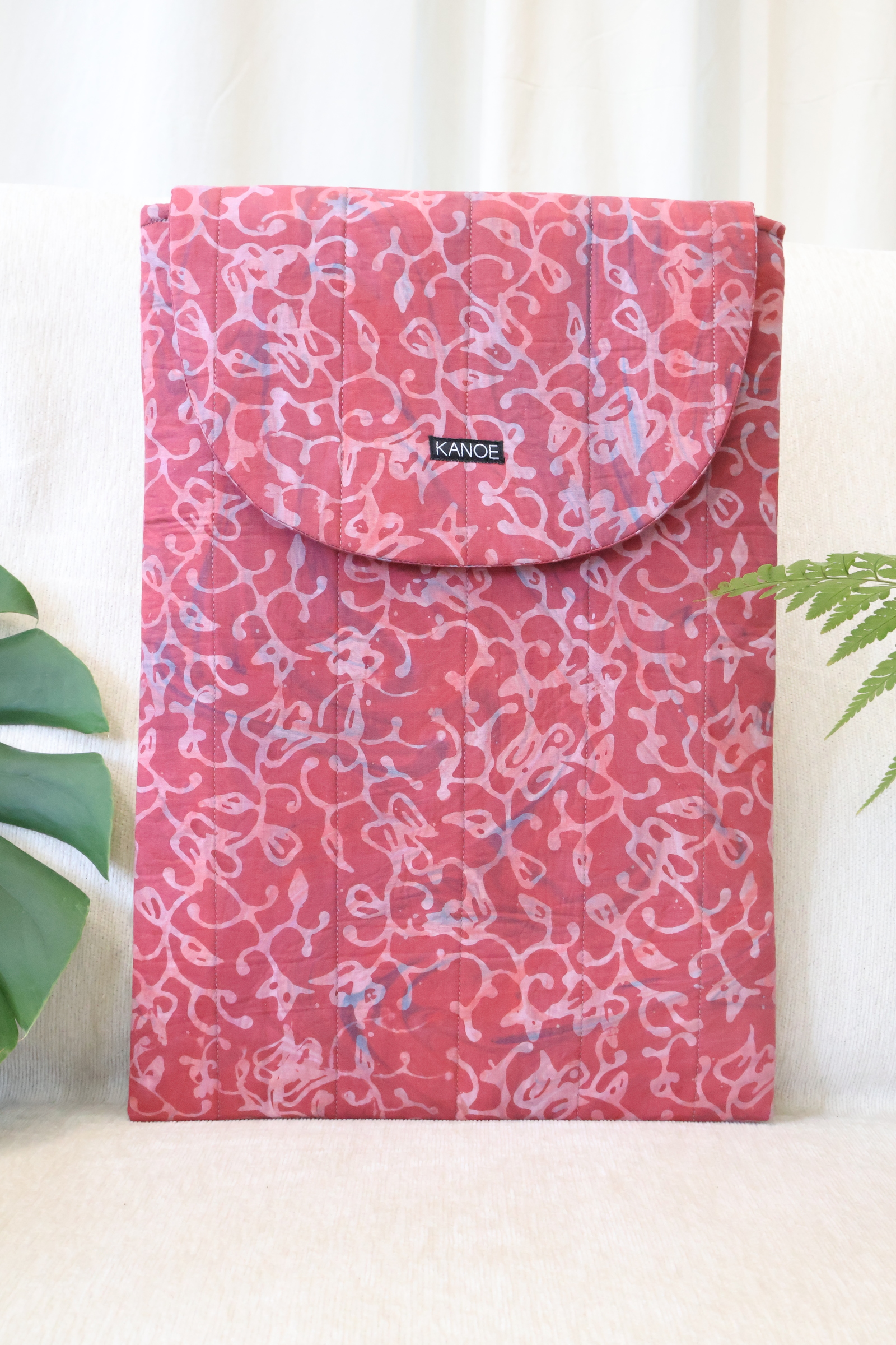 Batik Laptop Bag - Cherry [ Handmade ] 