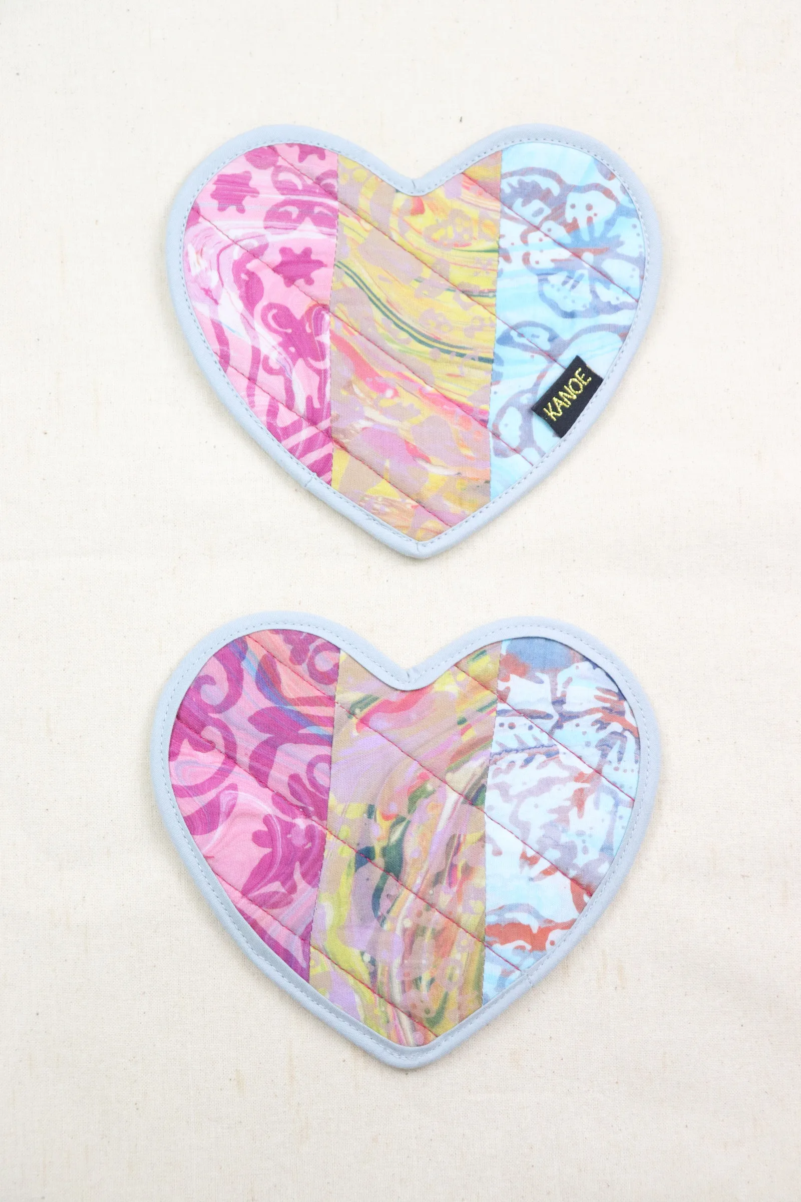Batik Coaster - Champagne Hour ( Set of 2 )