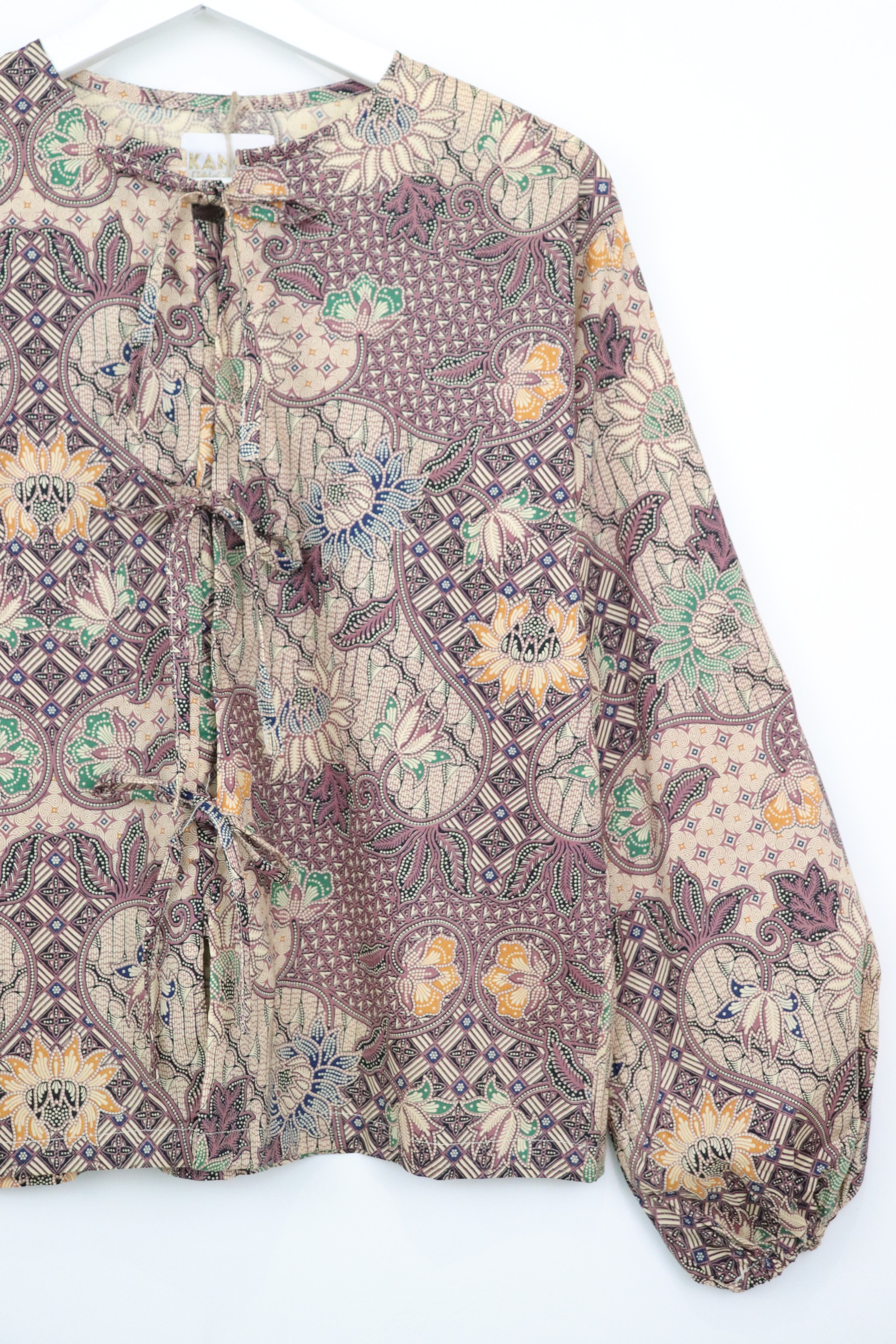 Batik Bow Top - Cerine