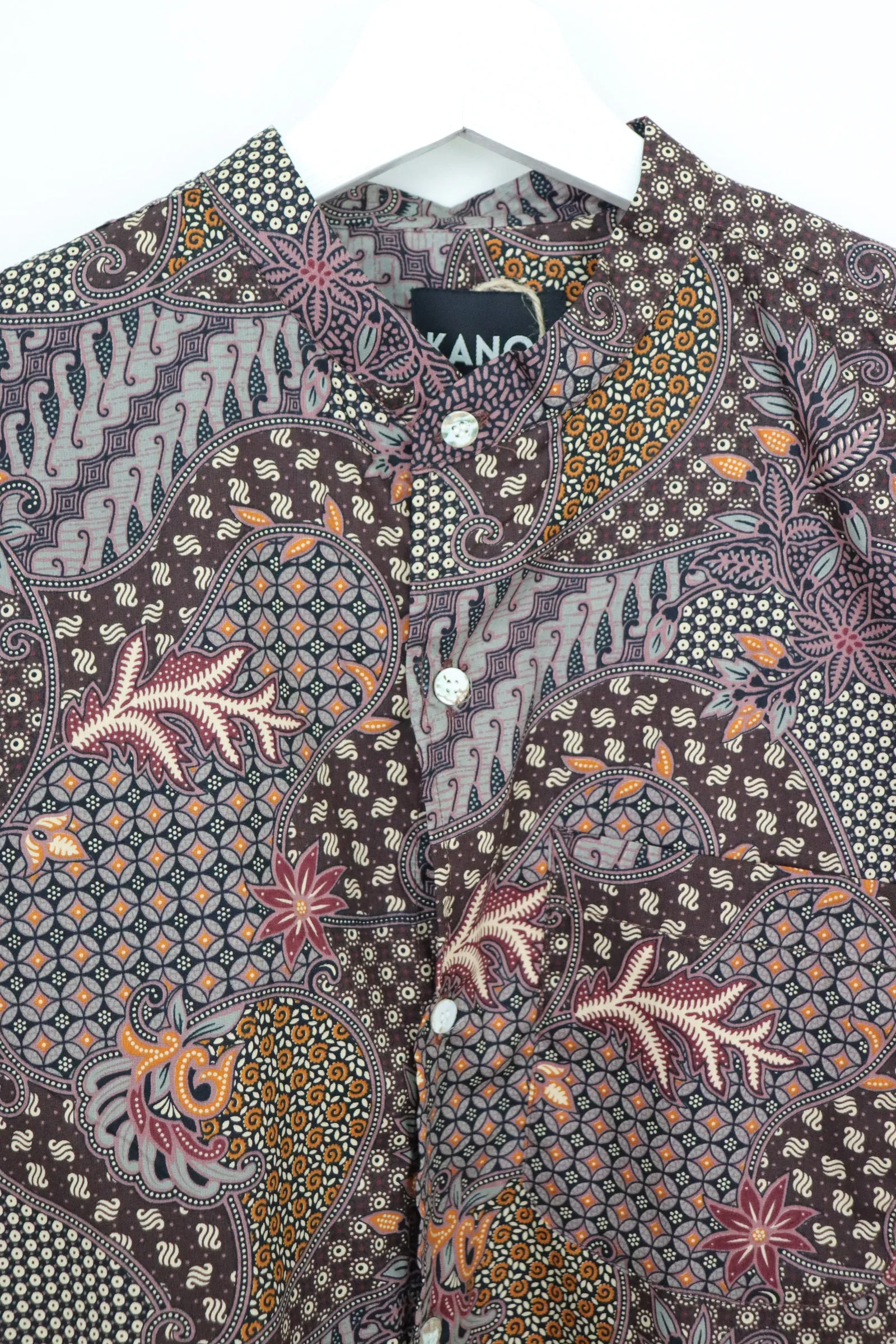 Men's Stand Collar Long Sleeve Shirt - Arjuna