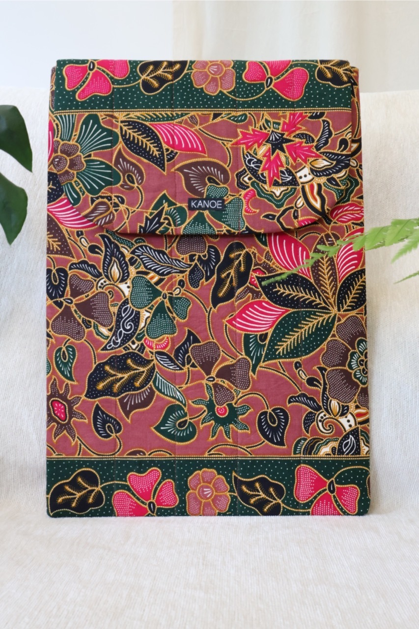 Batik Laptop Bag - Cocoa Husk