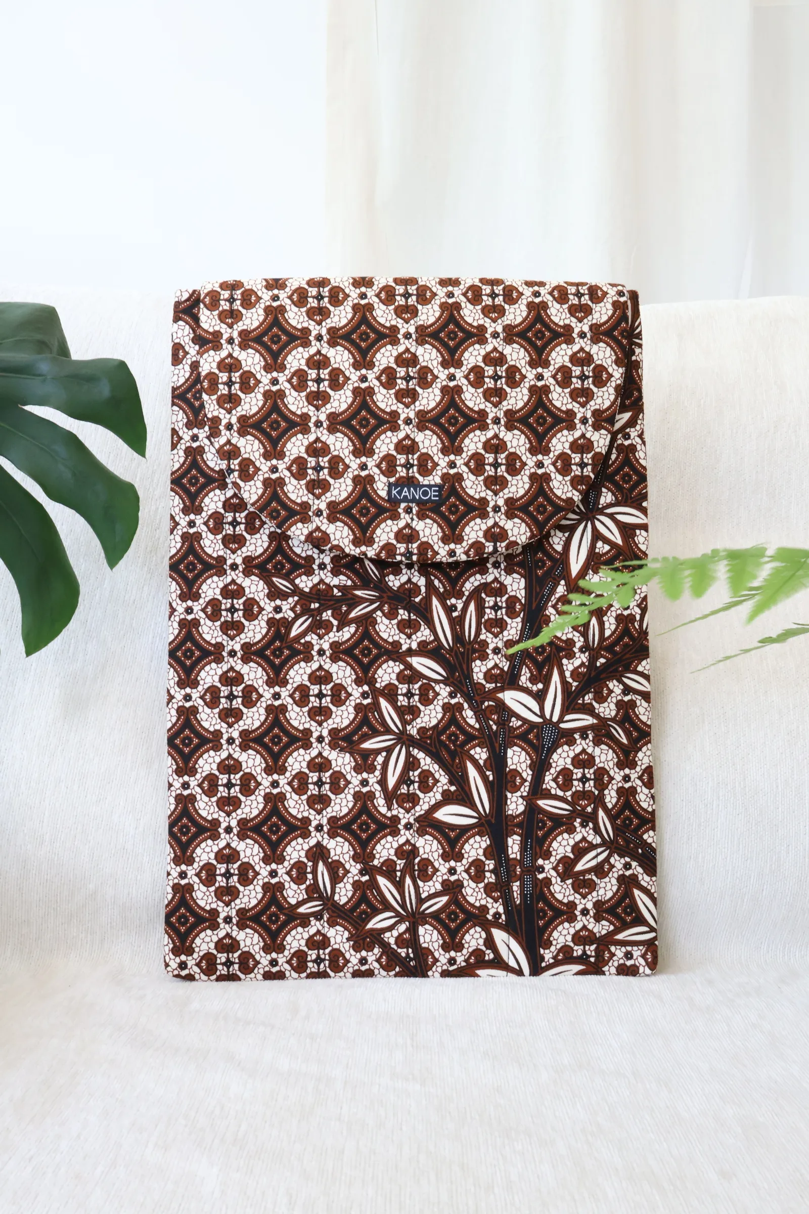 Batik Laptop Bag - Caramel Mocha
