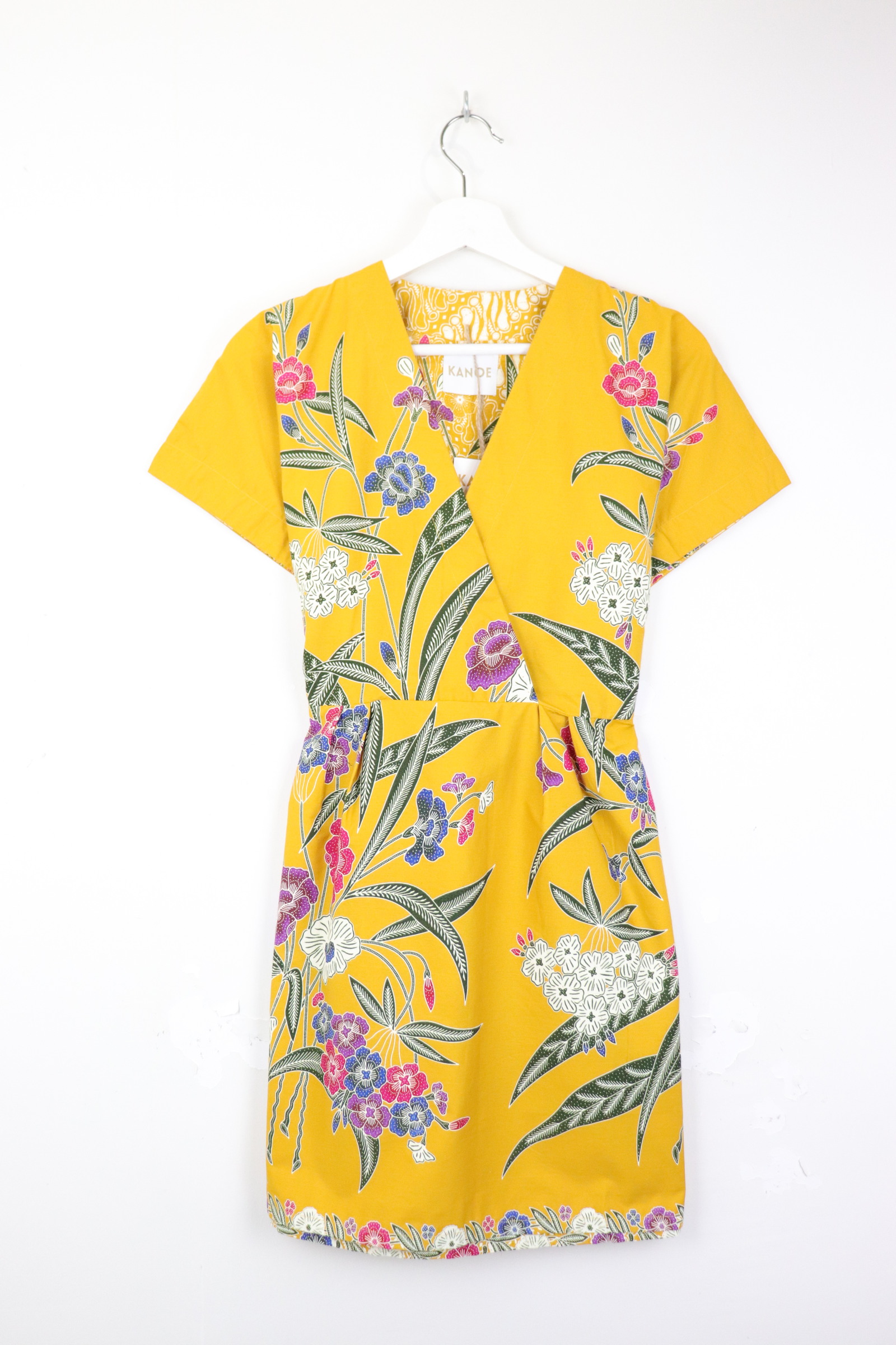 Kimono Wrap Dress [ Short ] - Honey Lemon