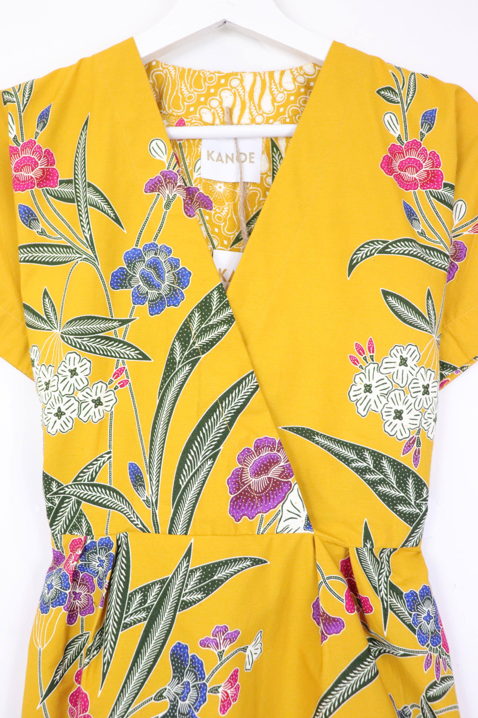 Kimono Wrap Dress [ Short ] - Honey Lemon