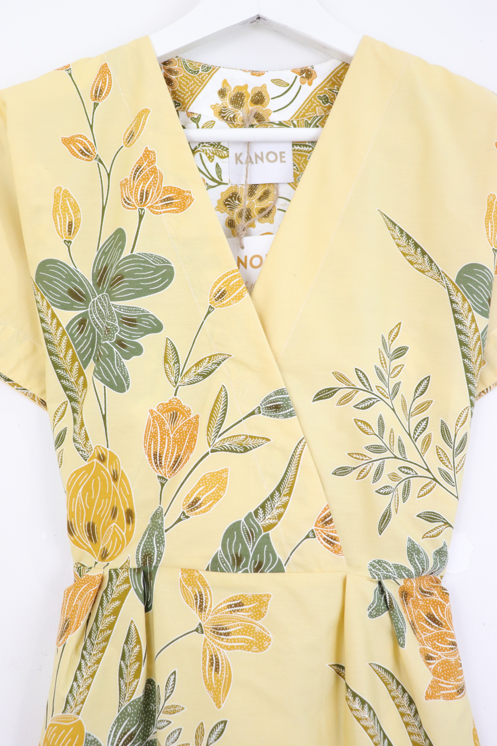 Kimono Wrap Dress [ Short ] - Sugar Crème