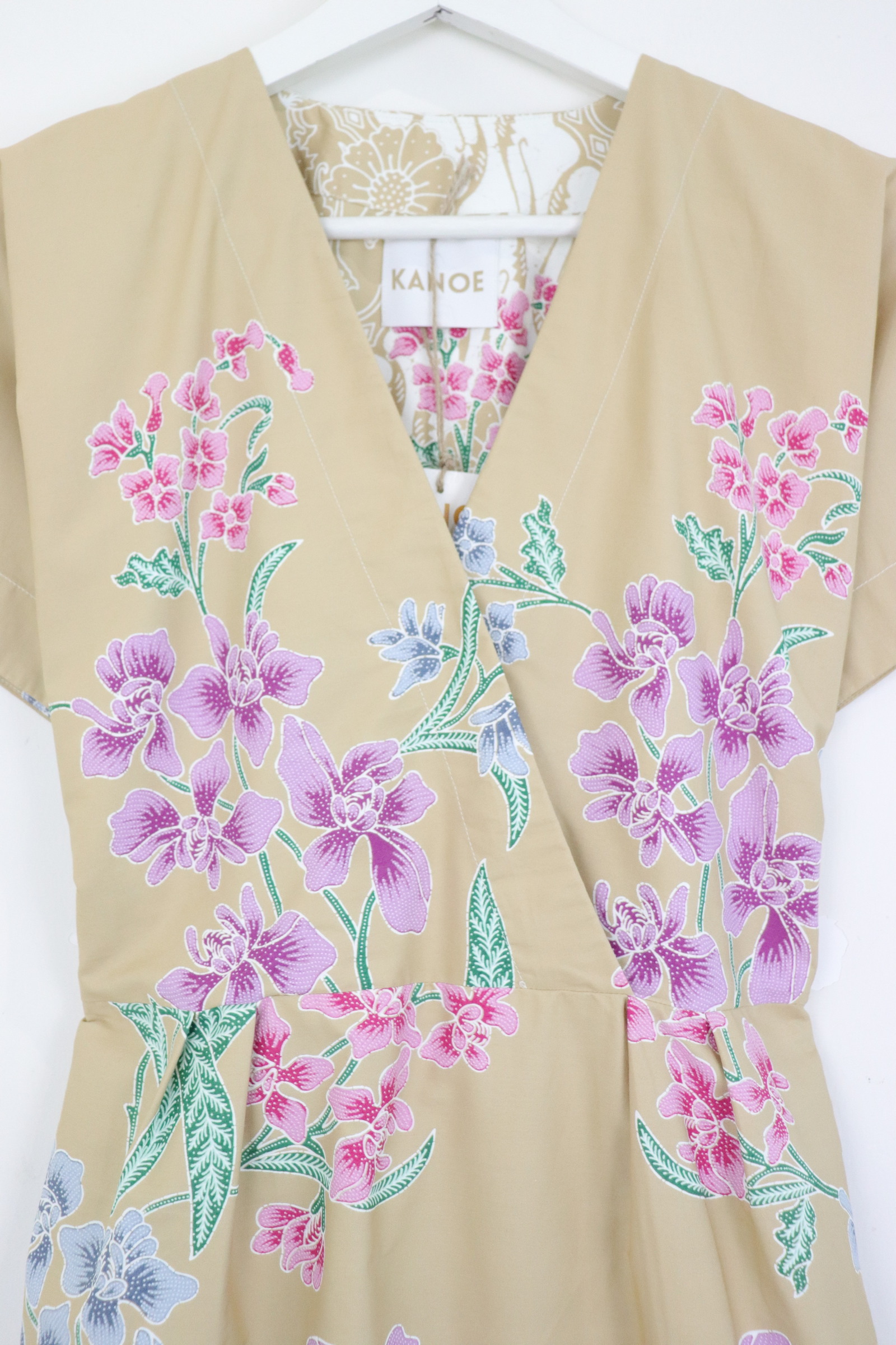 Kimono Wrap Dress [ Short ] - Caramel Macchiato
