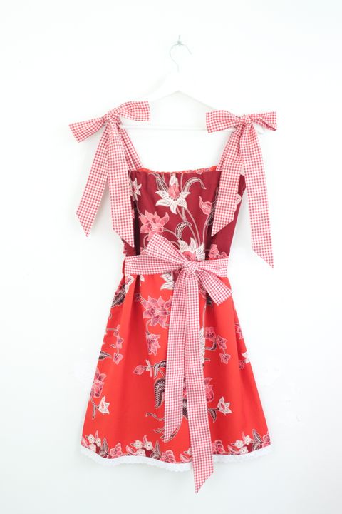 Be Present Gingham Dress4