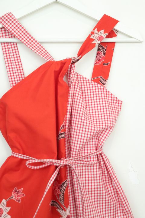 Be Present Gingham Top3