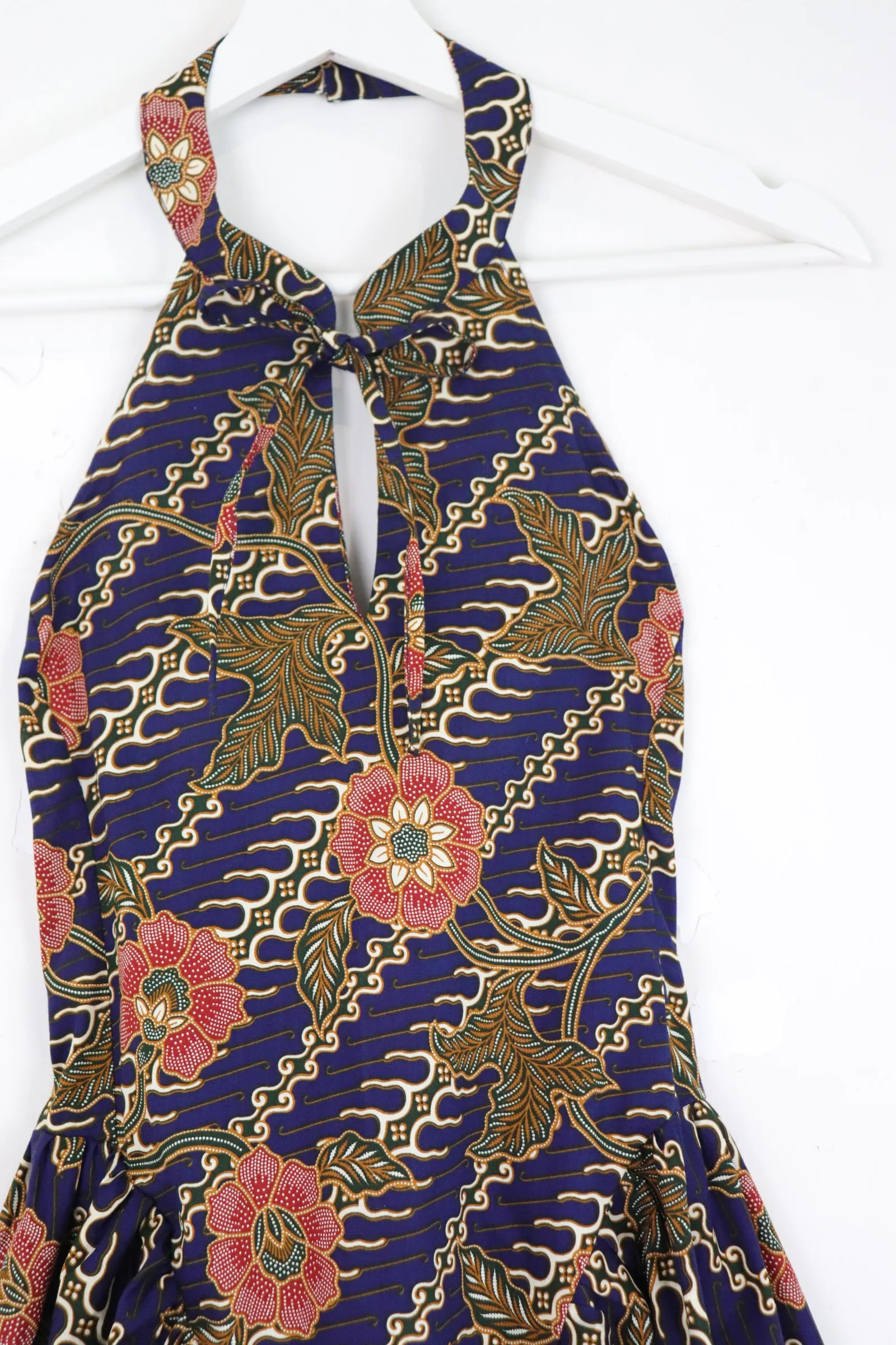 Qi Pao Halter Dress - Starry Night [ M-L ]