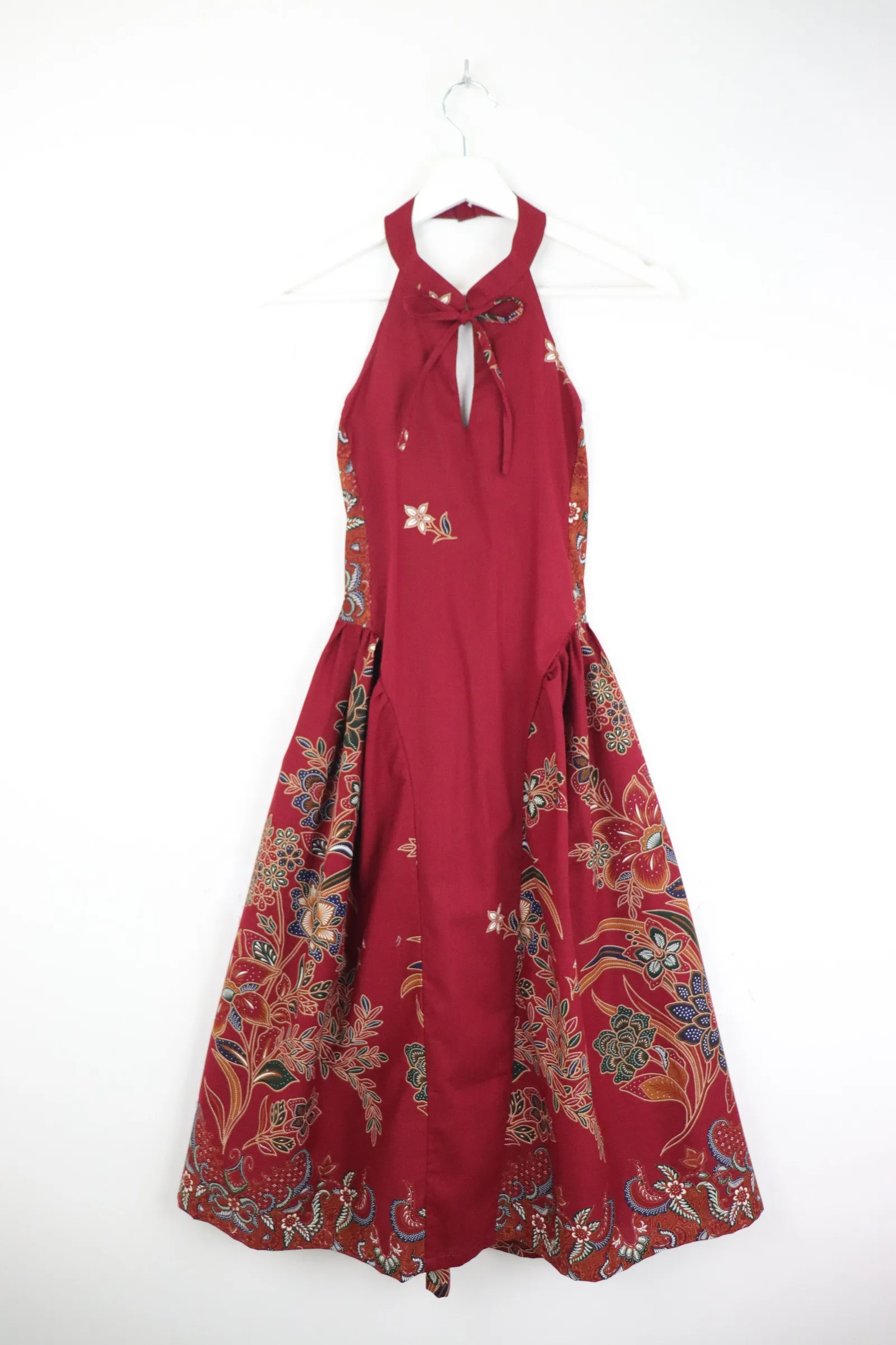 Qi Pao Halter Dress - Lucky Flame 