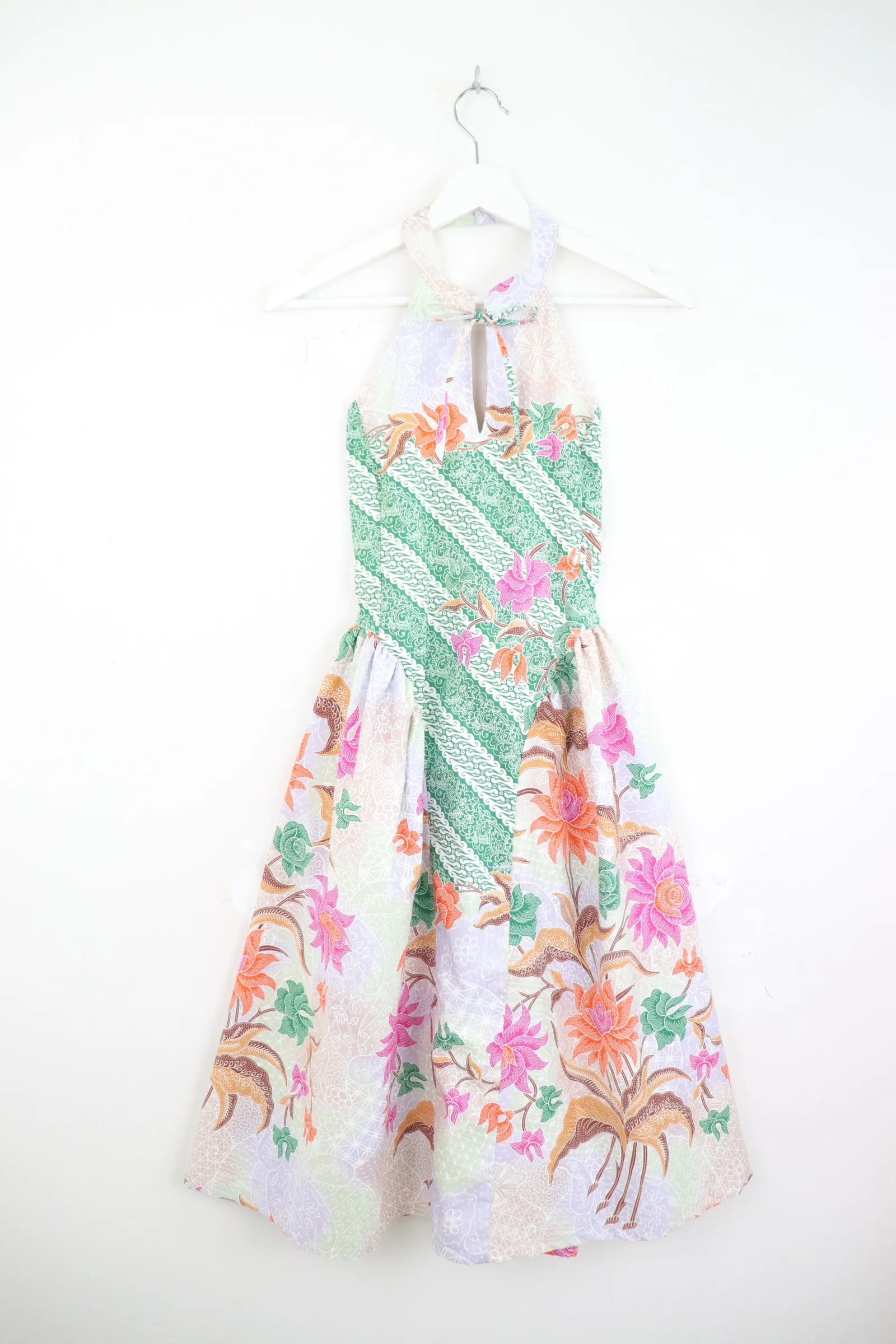 Qi Pao Halter Dress - Spring Fortune
