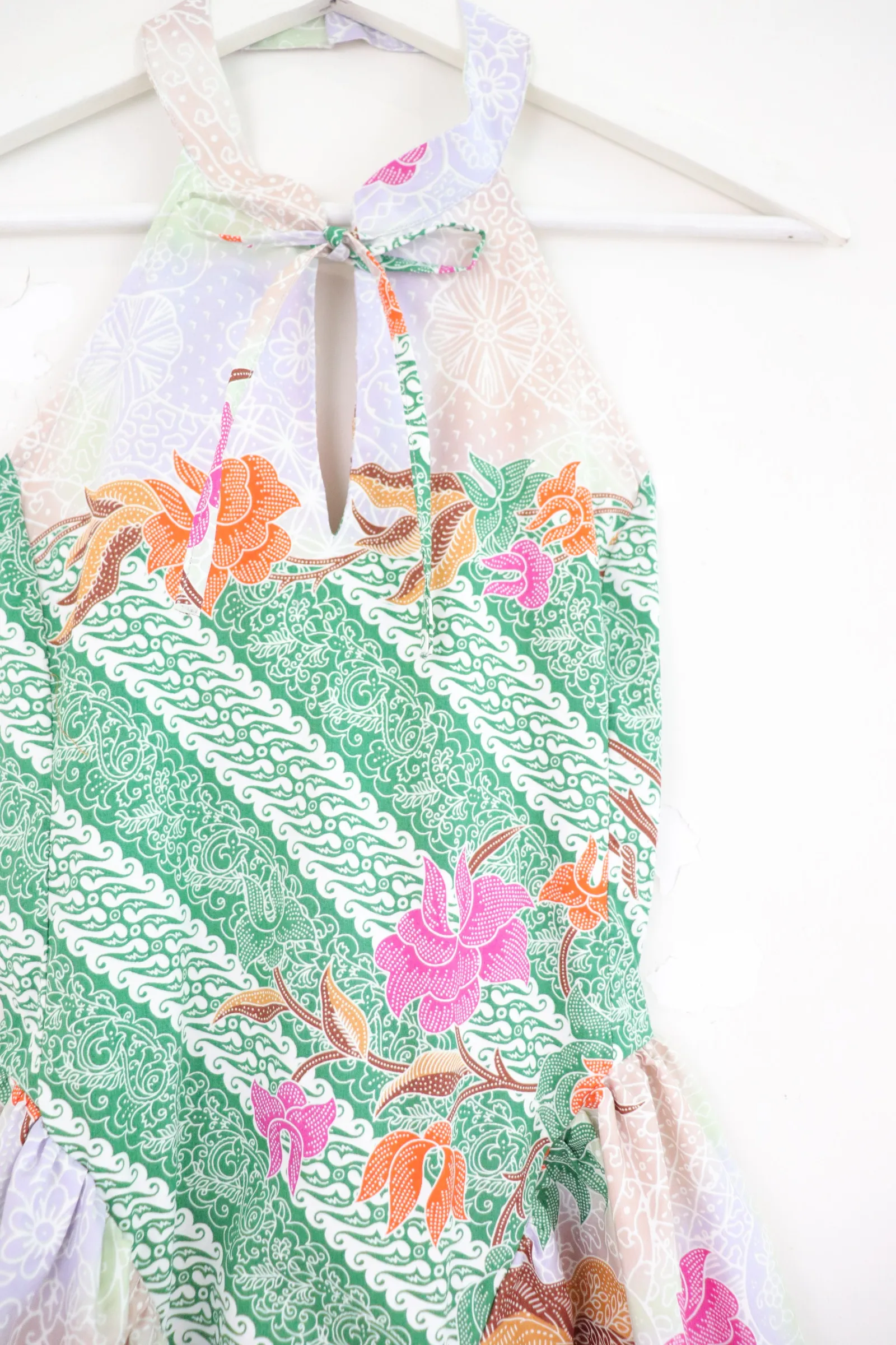 Qi Pao Halter Dress - Spring Fortune