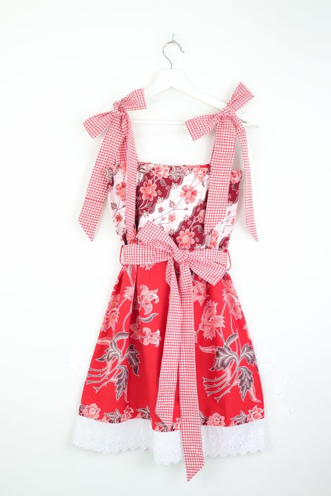 Be Present Gingham Dress1