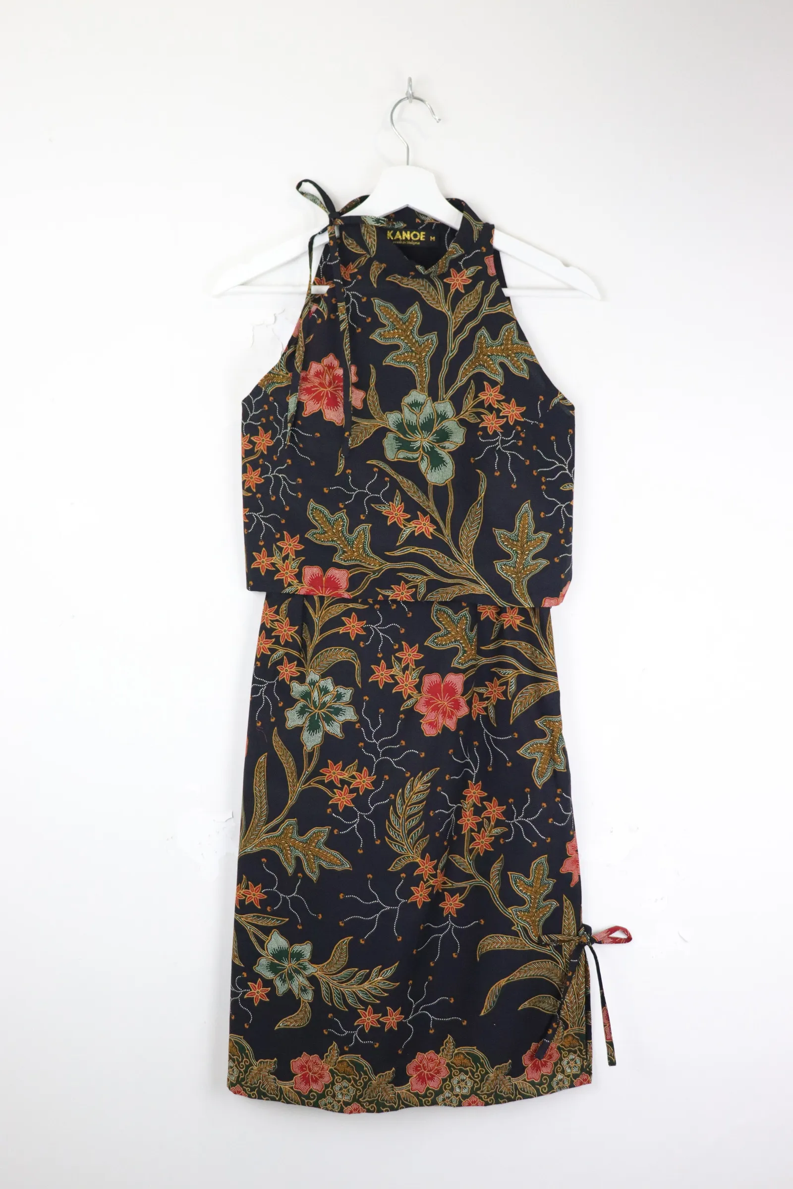 Side Tie Batik Set - Iris [ M ] 