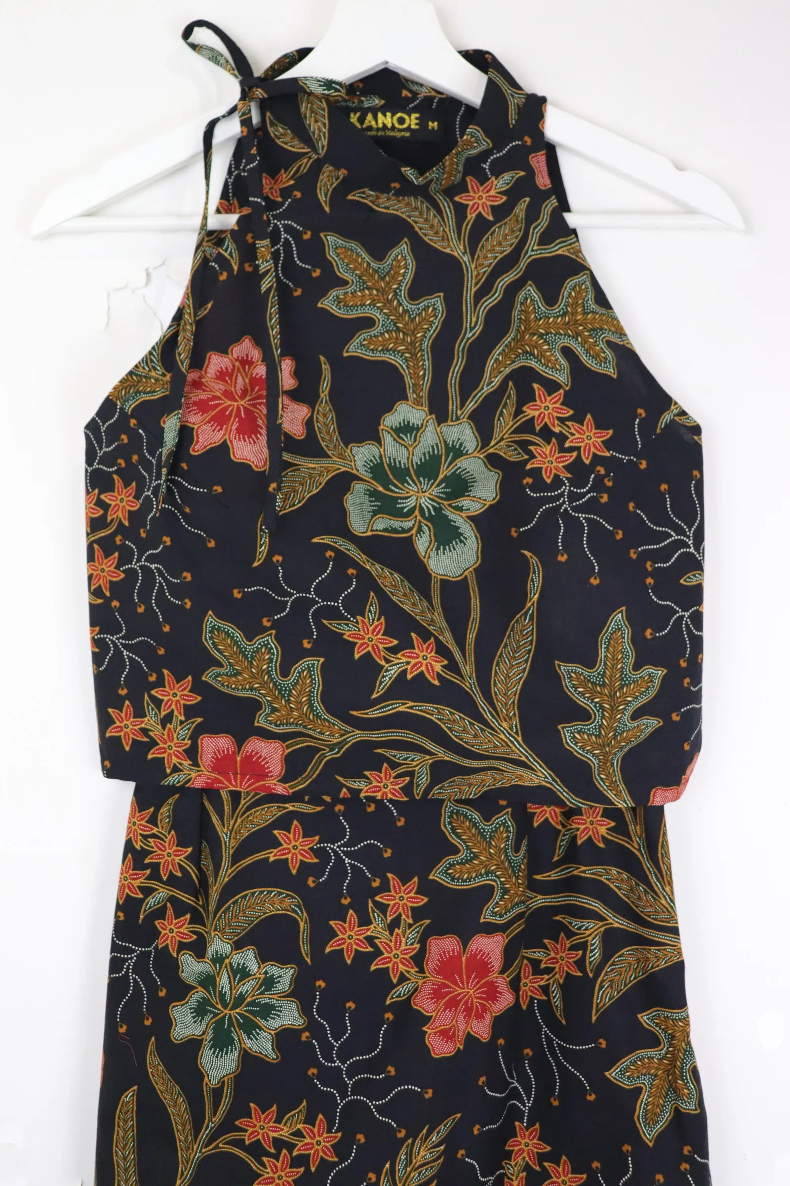 Side Tie Batik Set - Iris [ M ] 