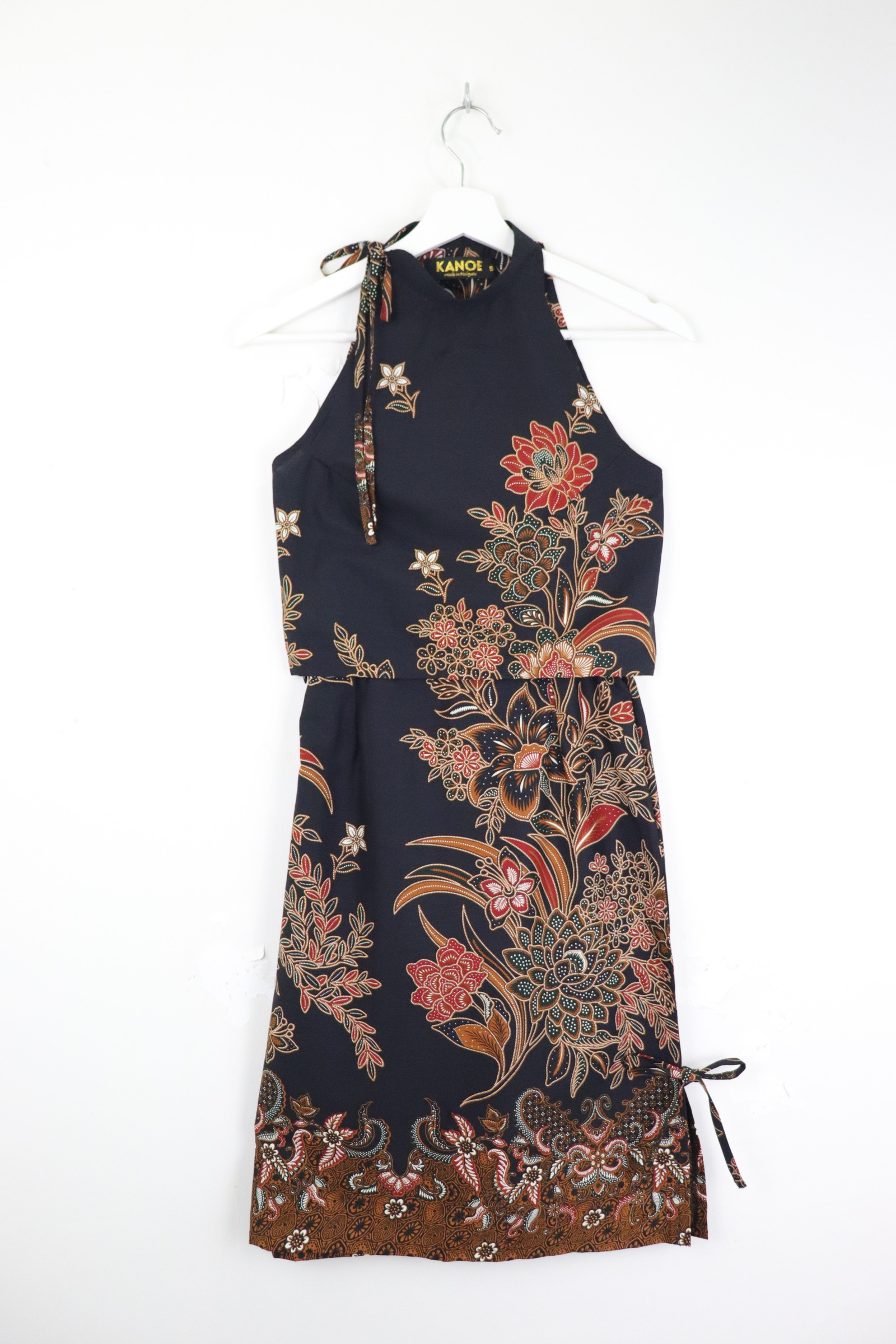 Side Tie Batik Set - Noiré